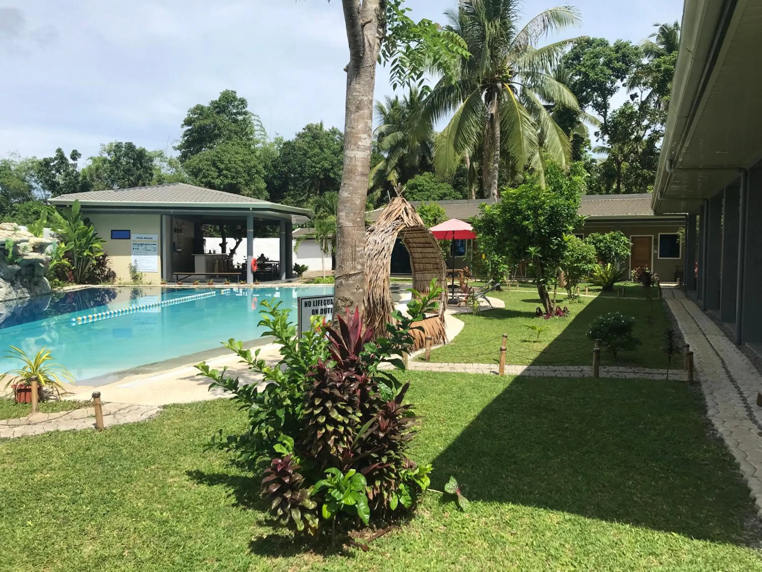 Garden in Hidden Lagoon Resort