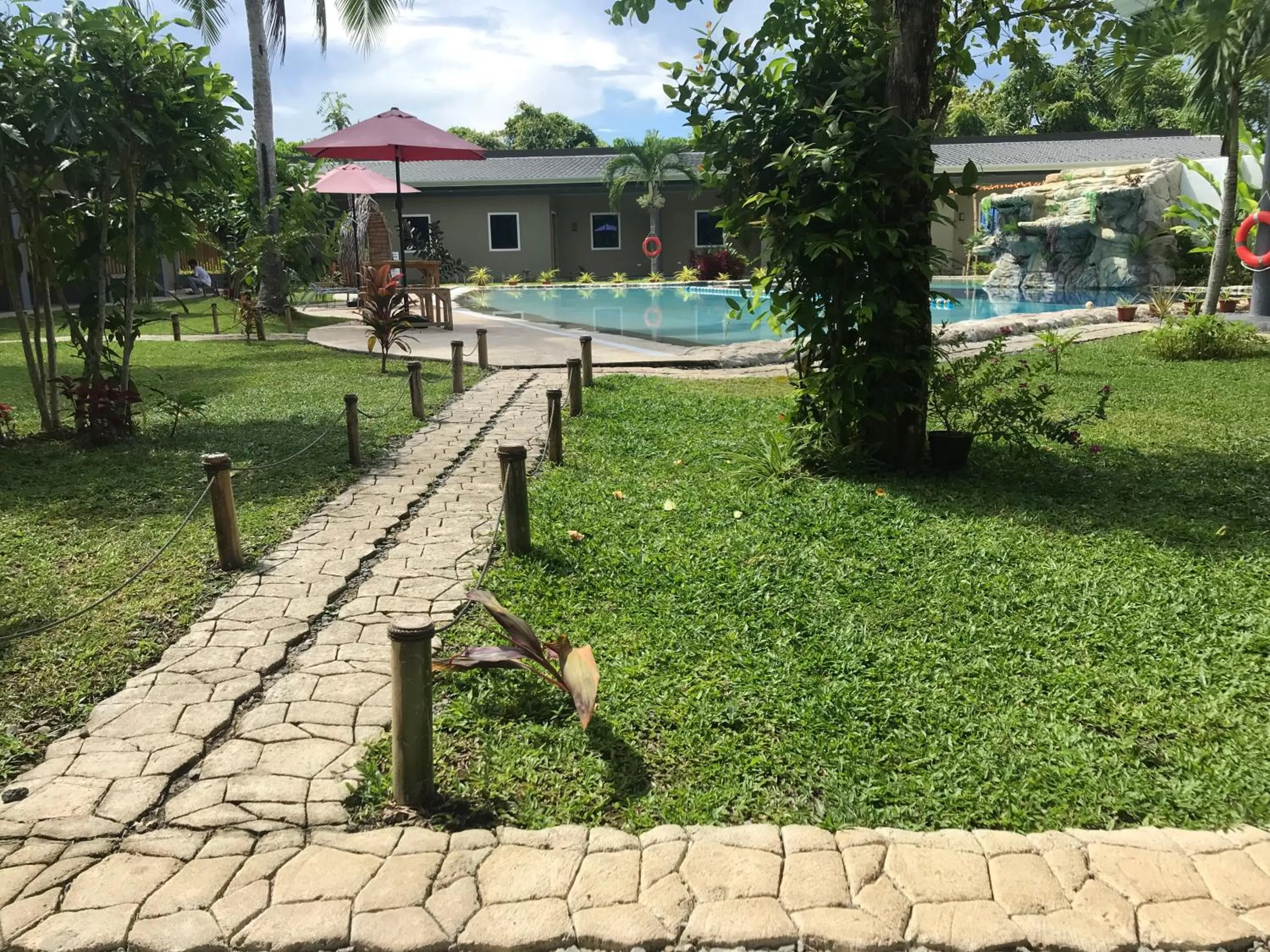 Garden in Hidden Lagoon Resort