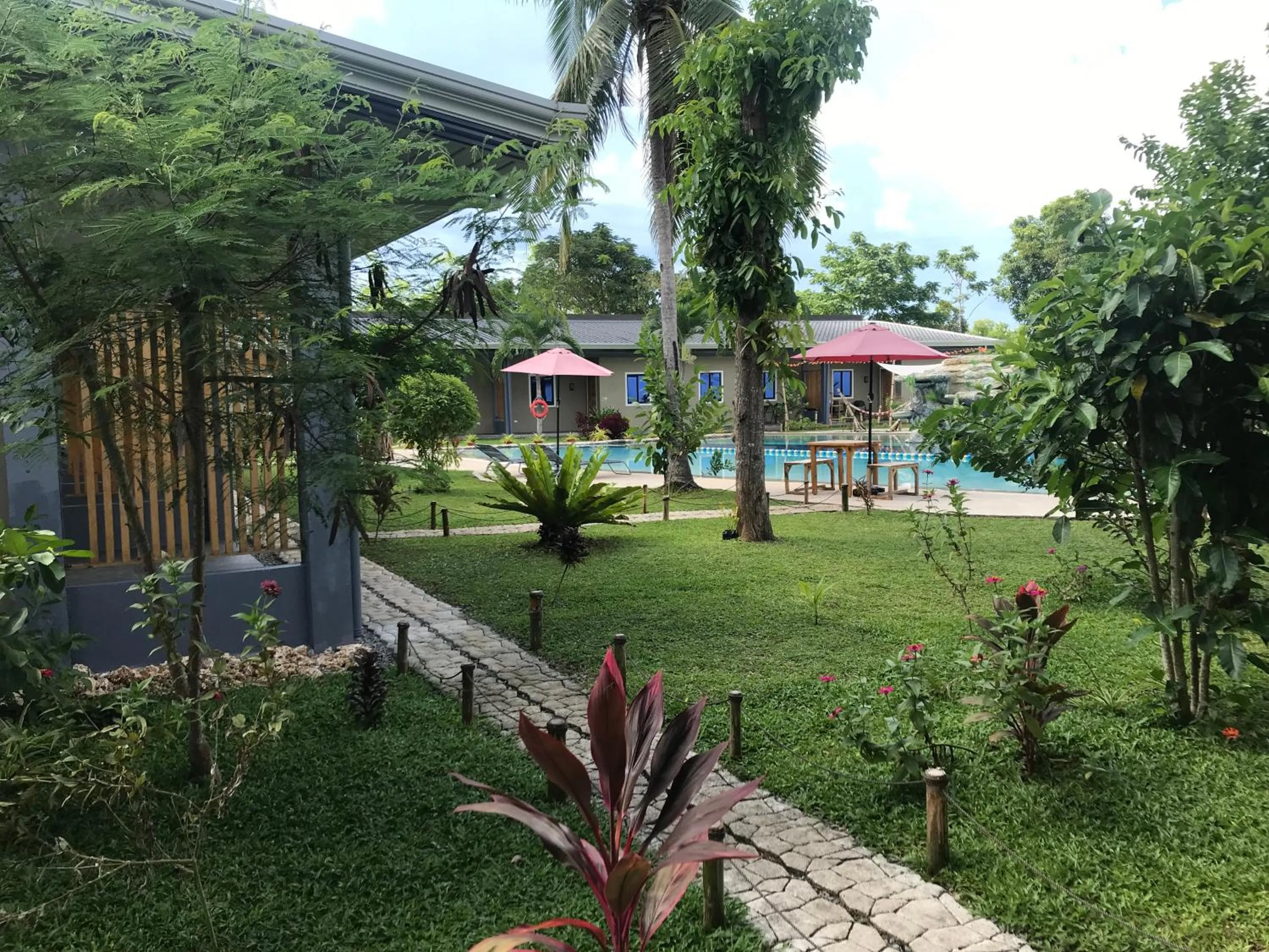 Garden in Hidden Lagoon Resort