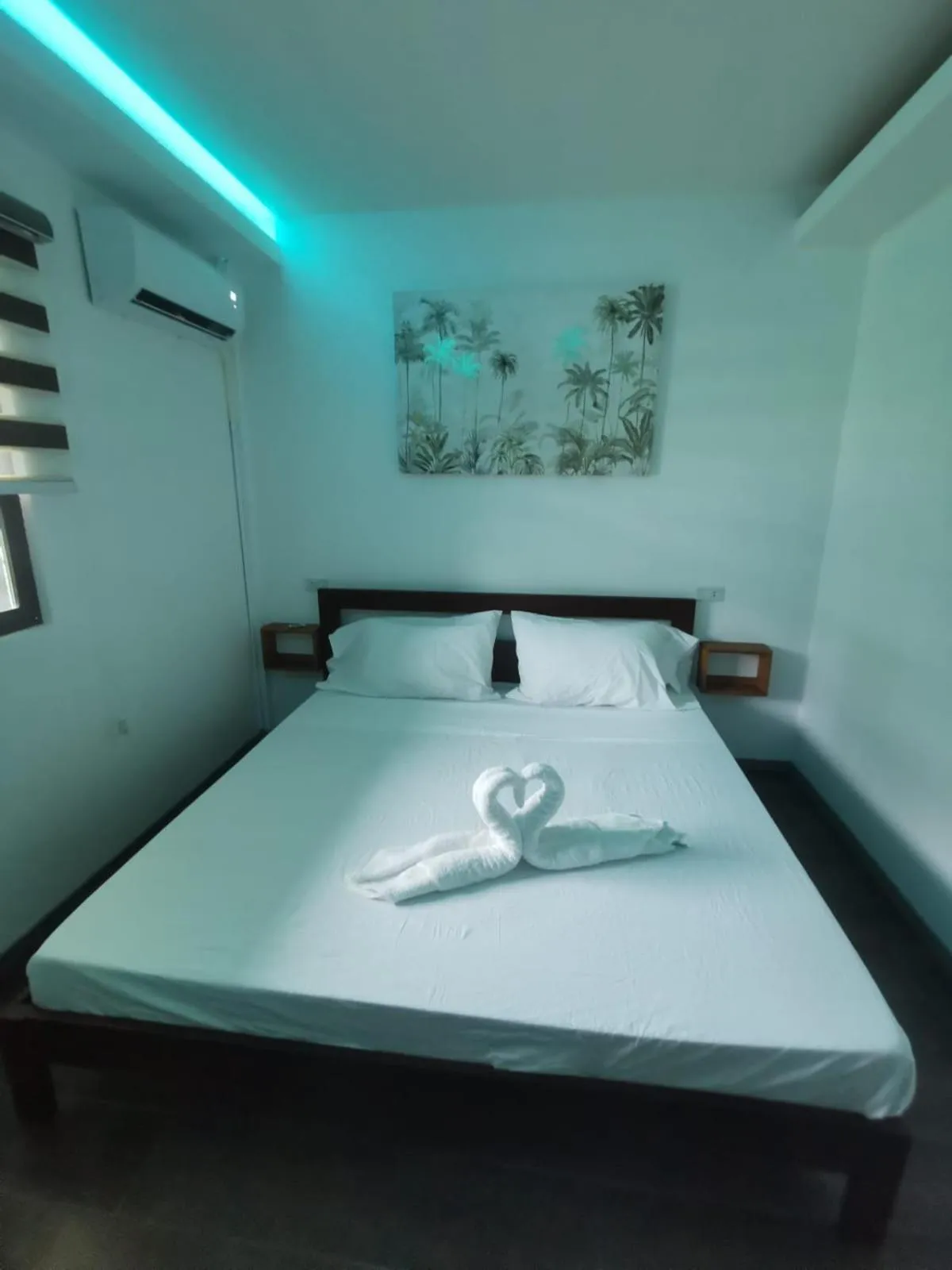 Bed in Hidden Lagoon Resort