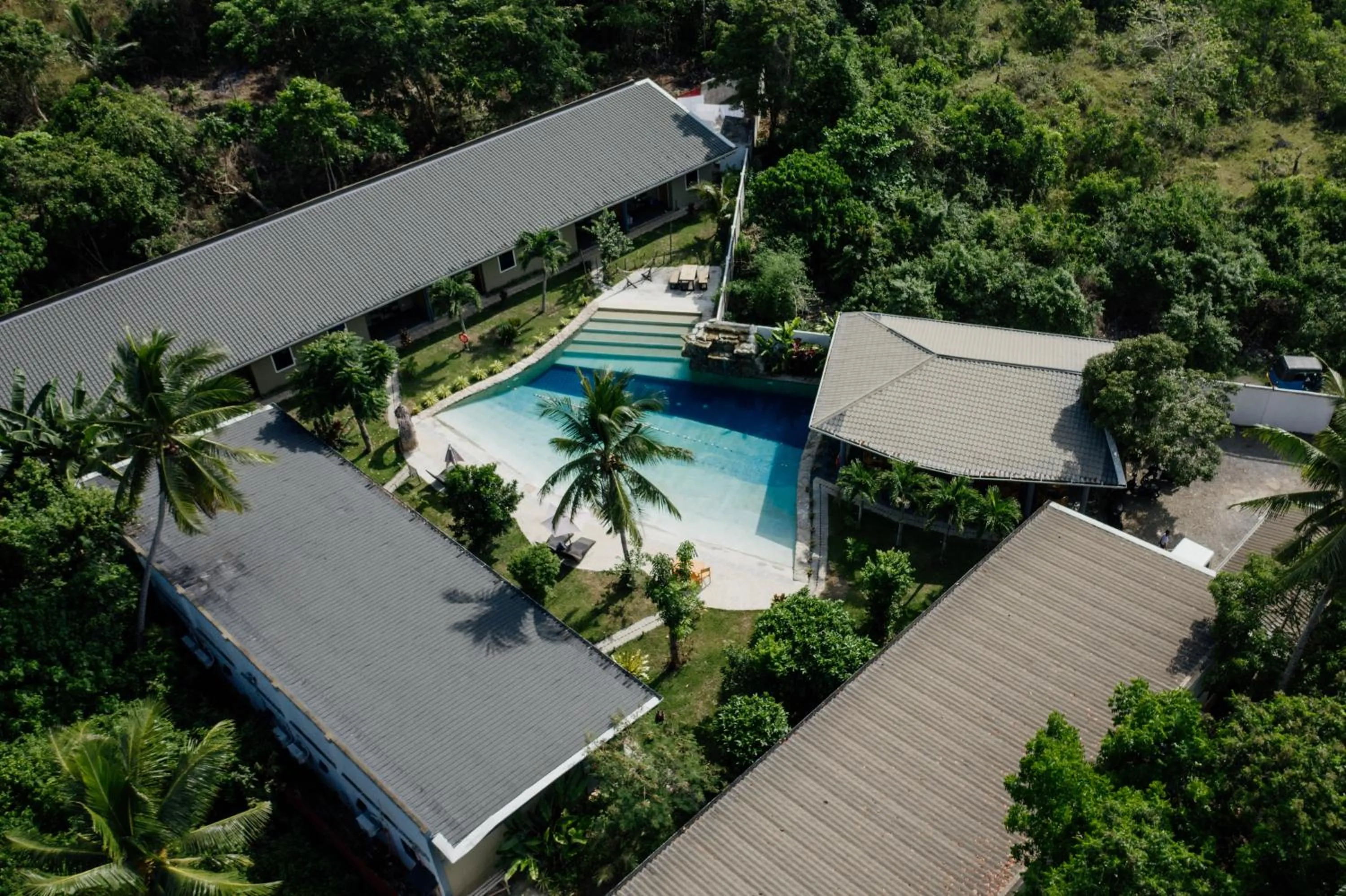 Garden in Hidden Lagoon Resort