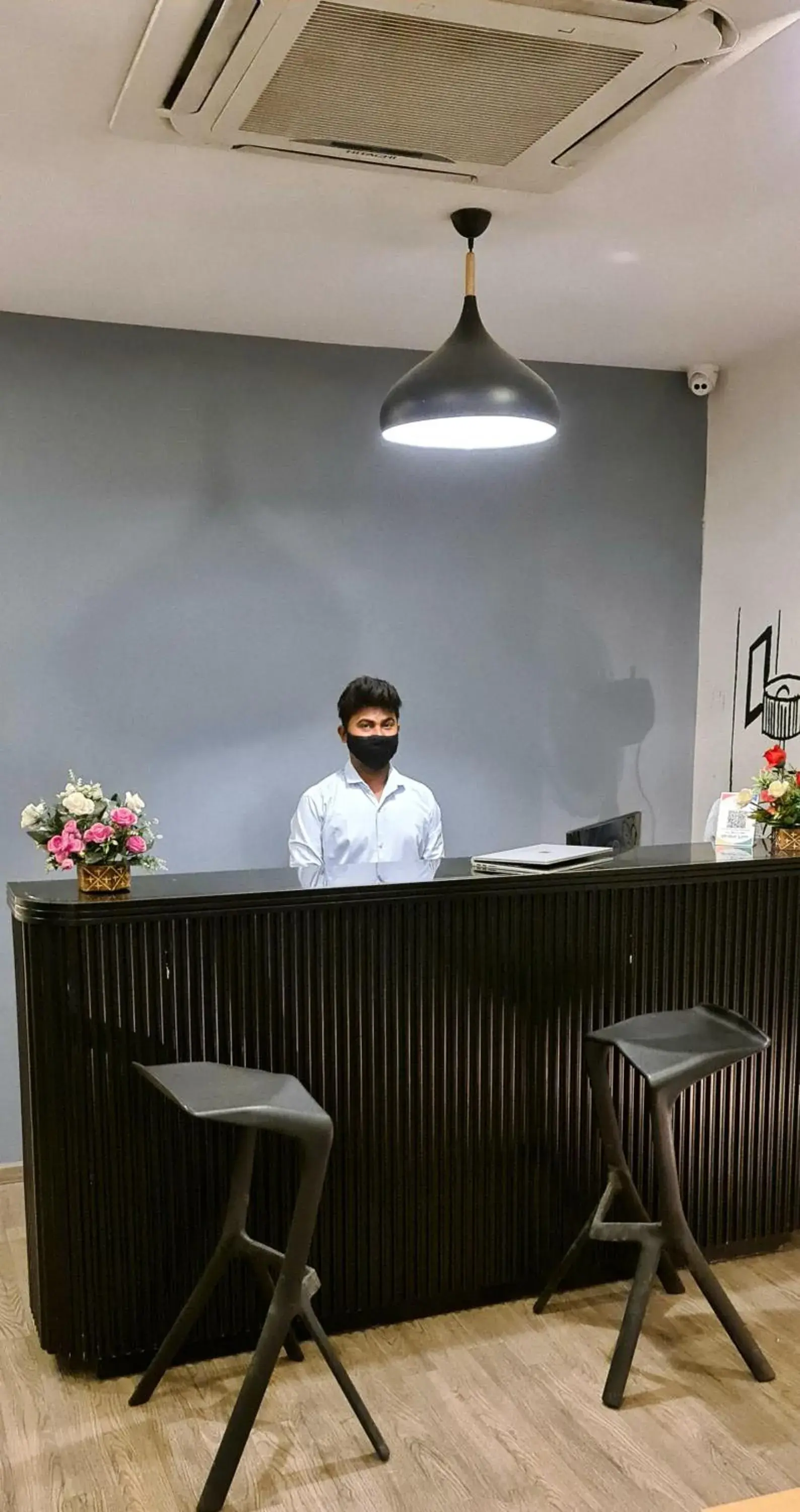 Lobby or reception in Hotel The Onyx Lobby or reception in Hotel The Onyx