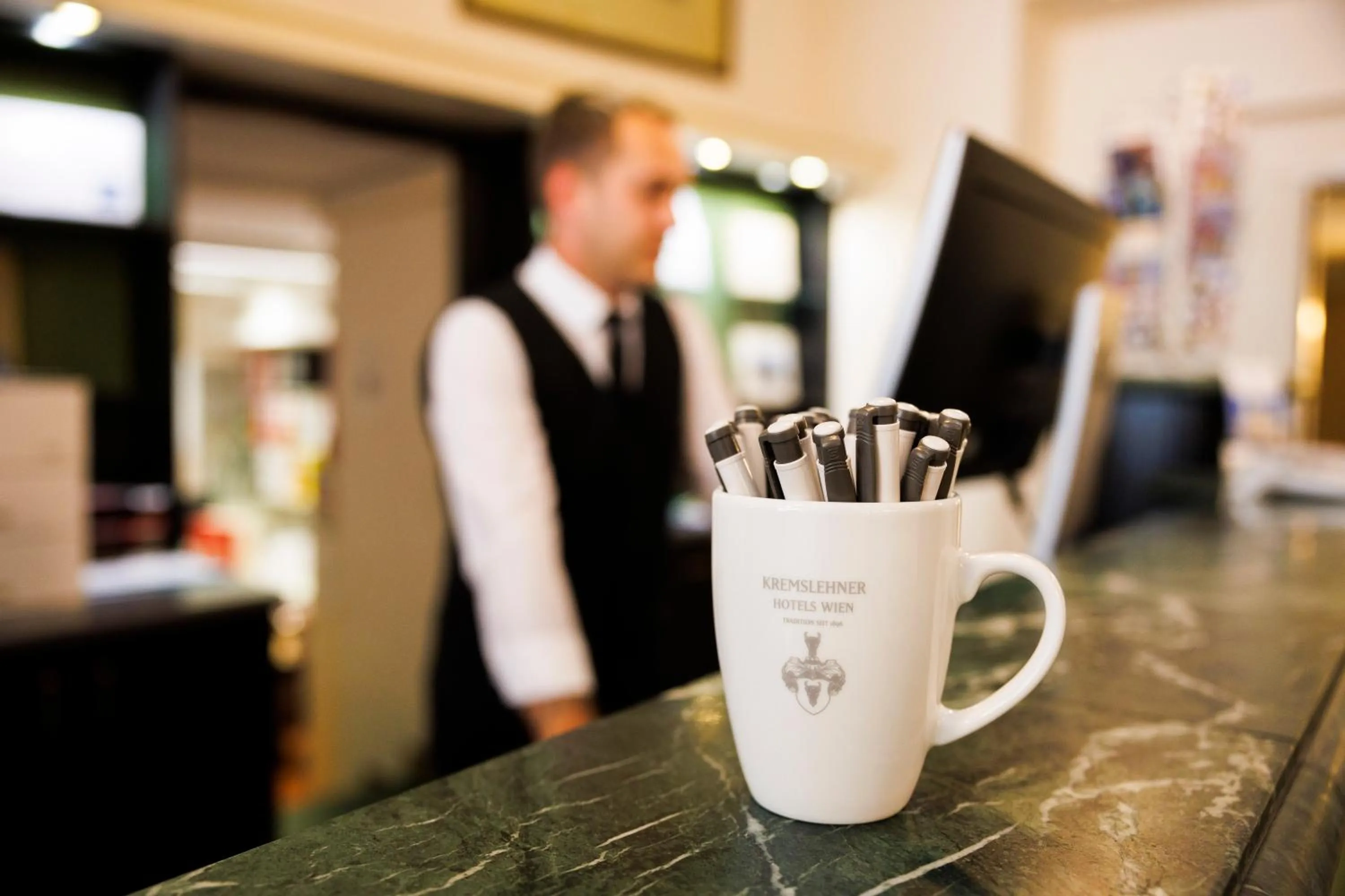 Lobby or reception in Hotel Johann Strauss