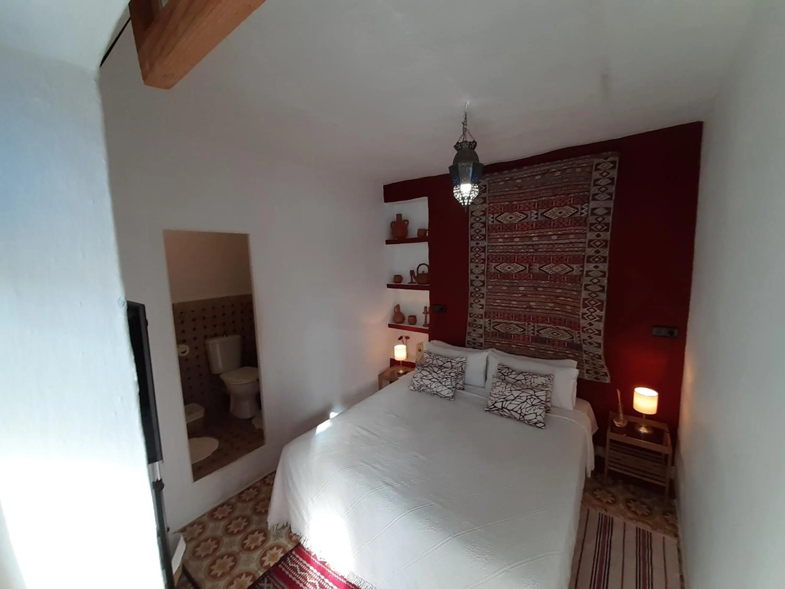 Bed in Hotel Casa Miguel