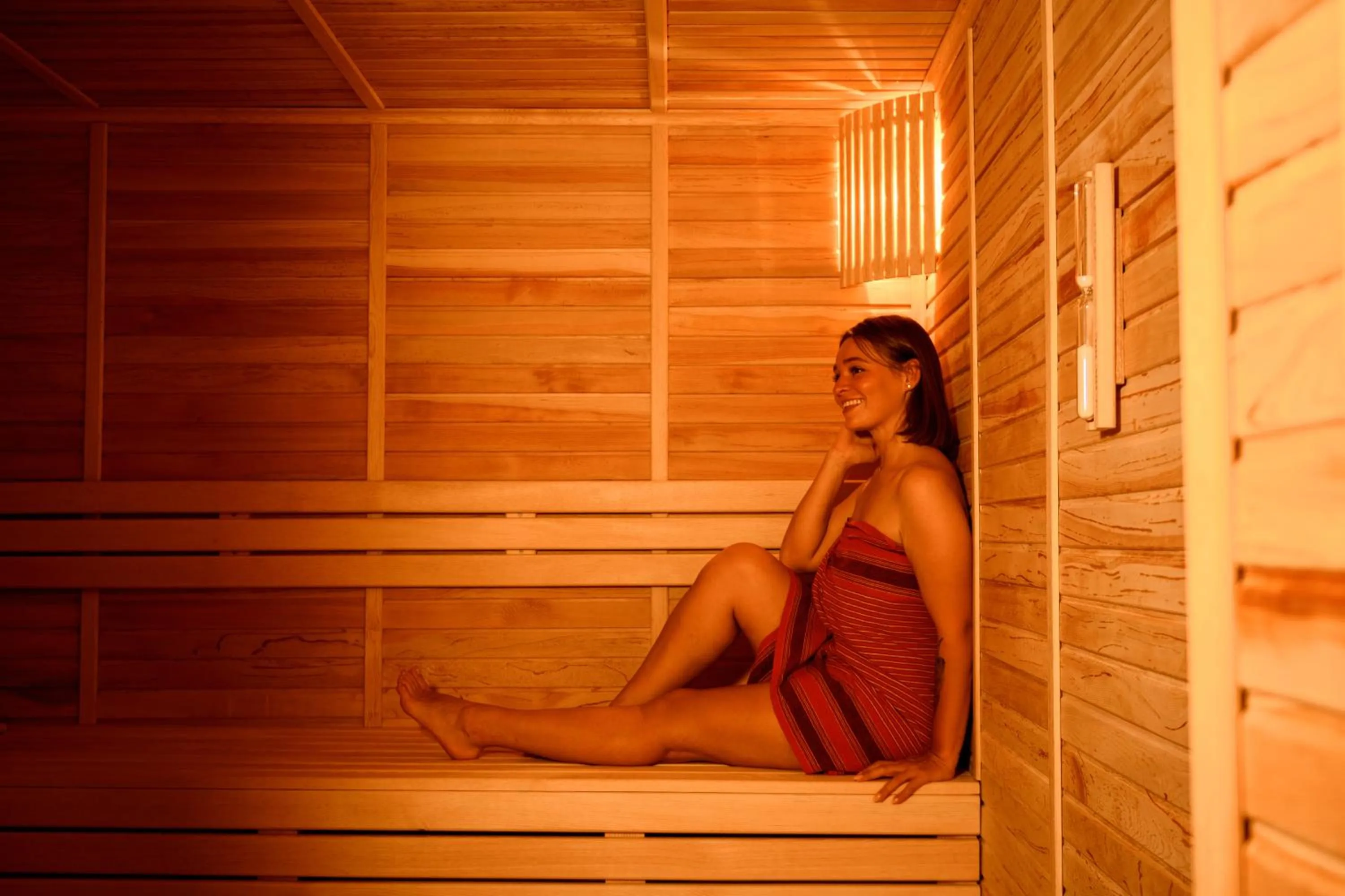 Sauna in Olivia Cave Hotel