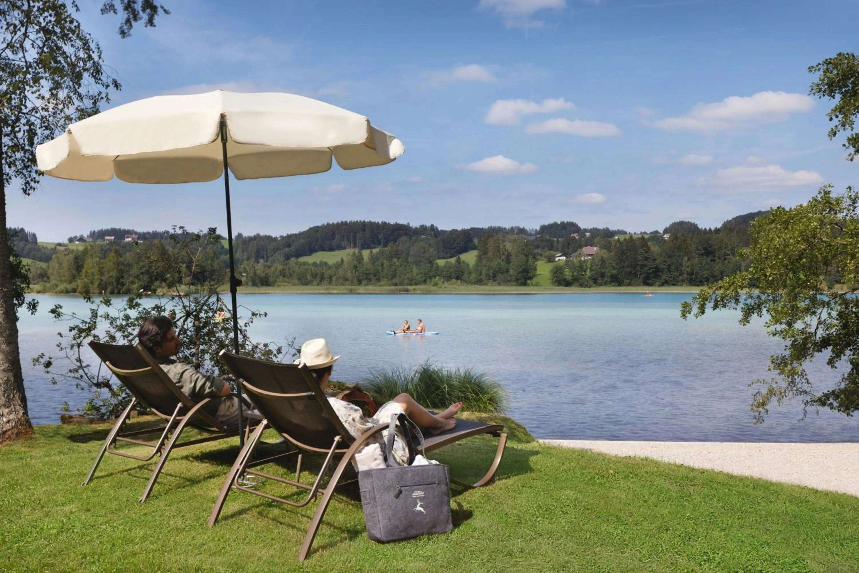 Beach in Arabella Jagdhof Resort am Fuschlsee, a Tribute Portfolio Hotel