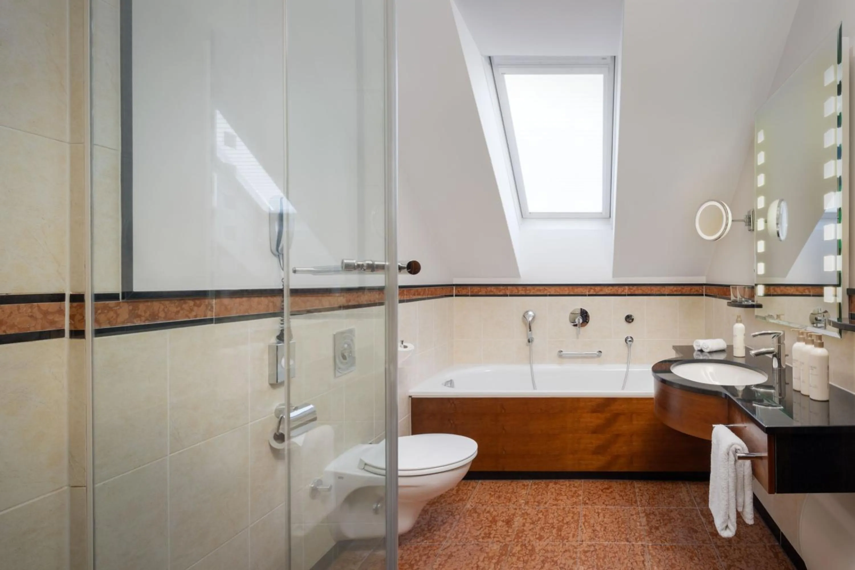 Bathroom in Arabella Jagdhof Resort am Fuschlsee, a Tribute Portfolio Hotel
