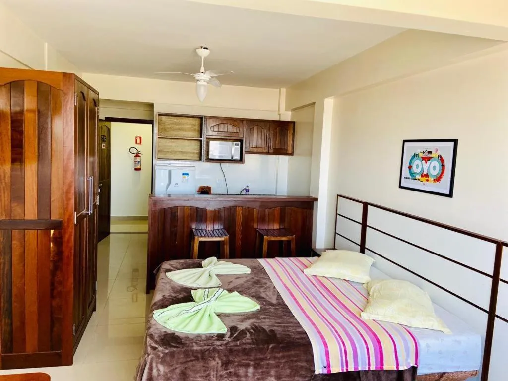 Bed in Apart-Hotel Pacífico