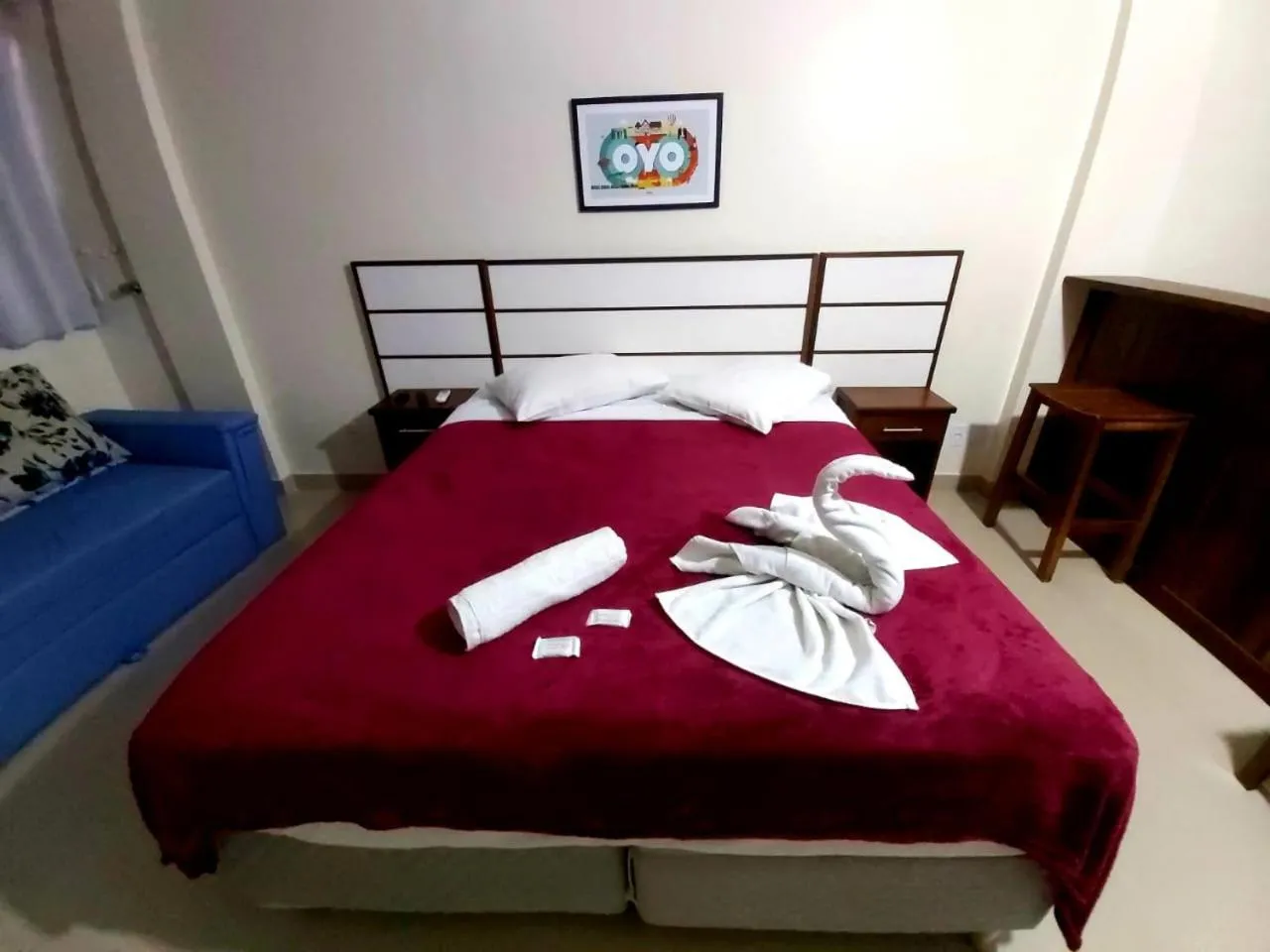Bed in Apart-Hotel Pacífico