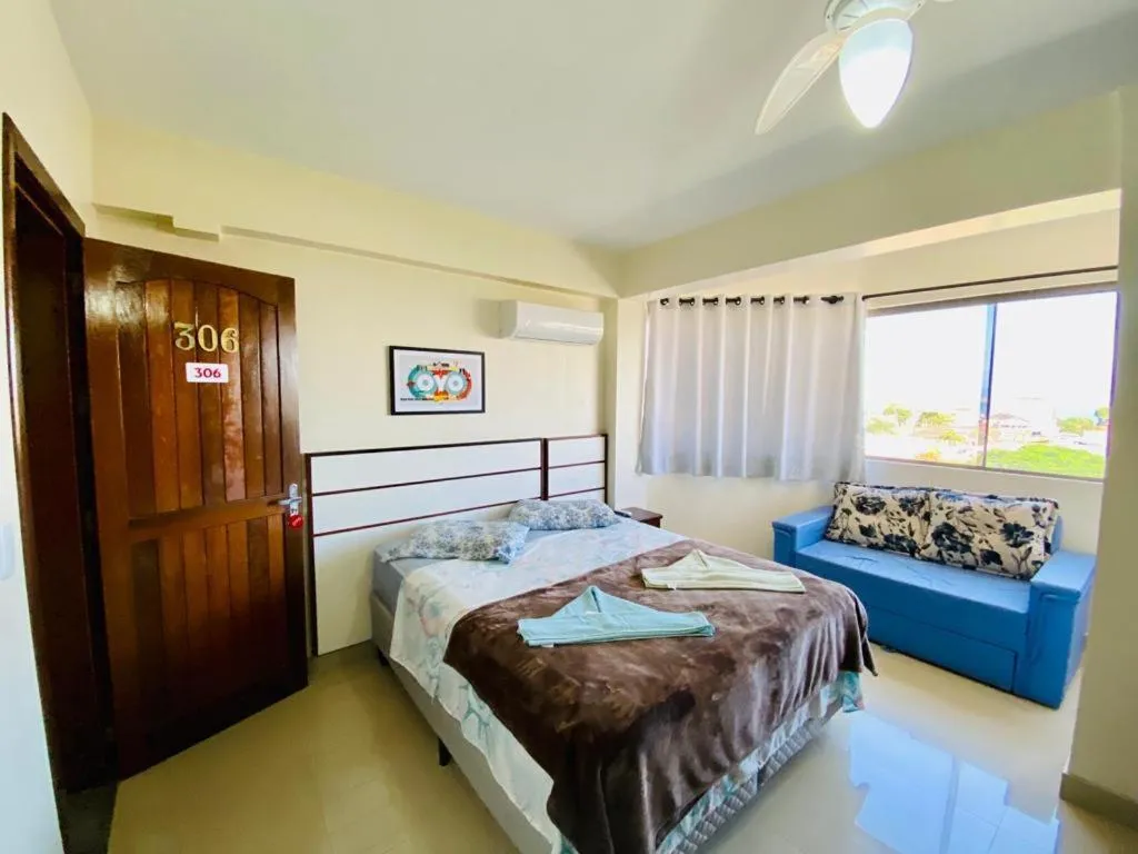 Bed in Apart-Hotel Pacífico