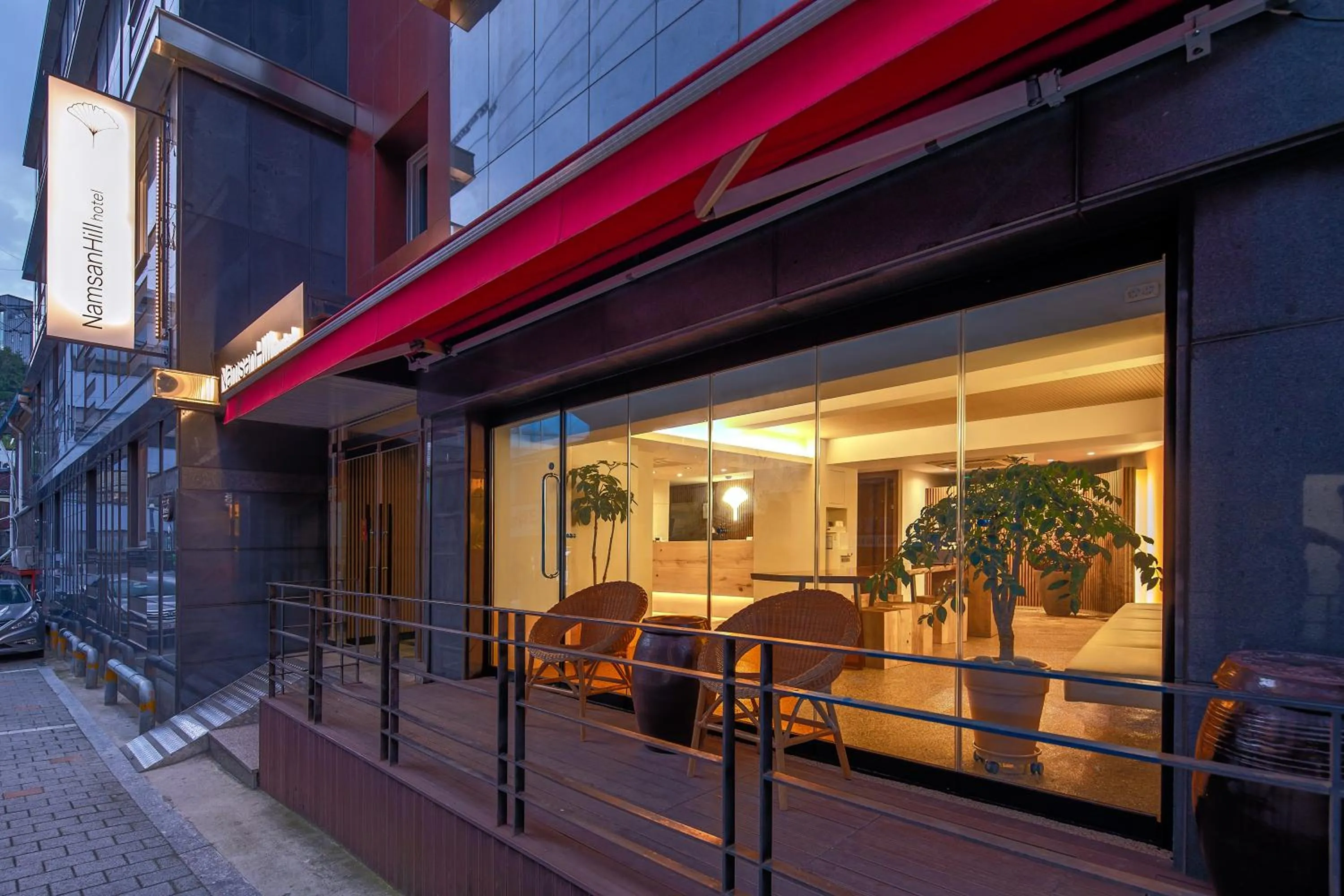 Street view in Namsan Hill Hotel