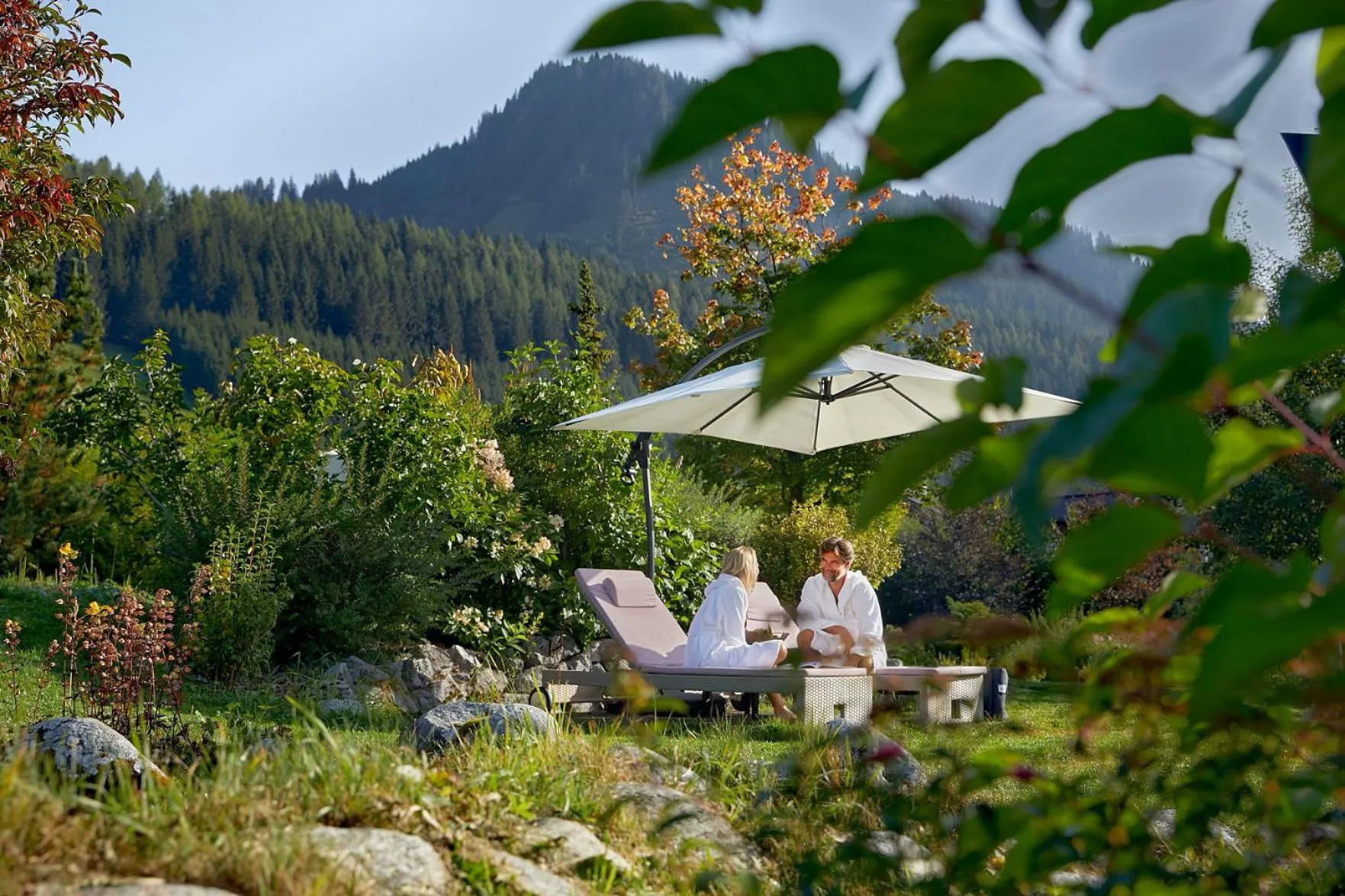 Garden in Hotel Singer – Relais & Châteaux