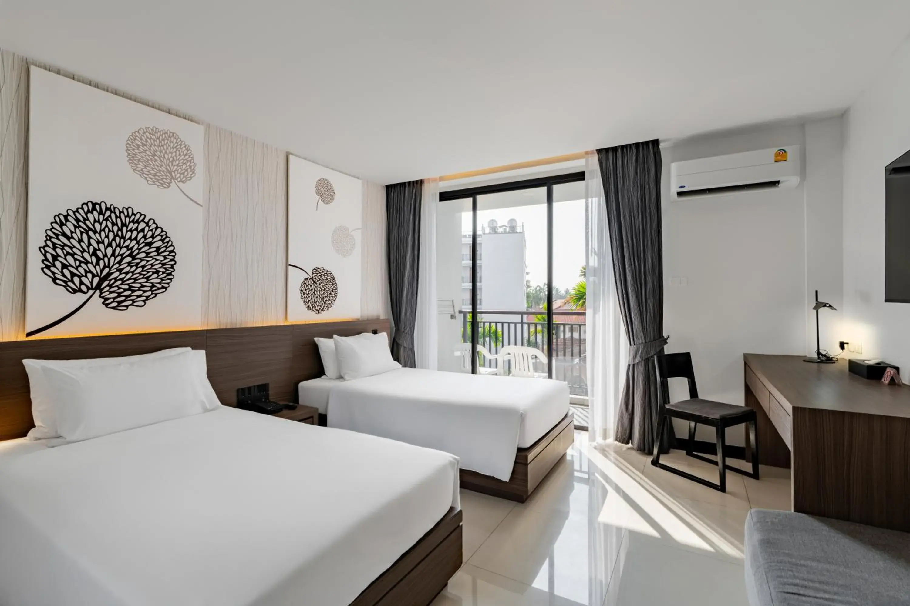 Bedroom, Bed in Citrus Patong Hotel by Compass Hospitality Bedroom, Bed in Citrus Patong Hotel by Compass Hospitality