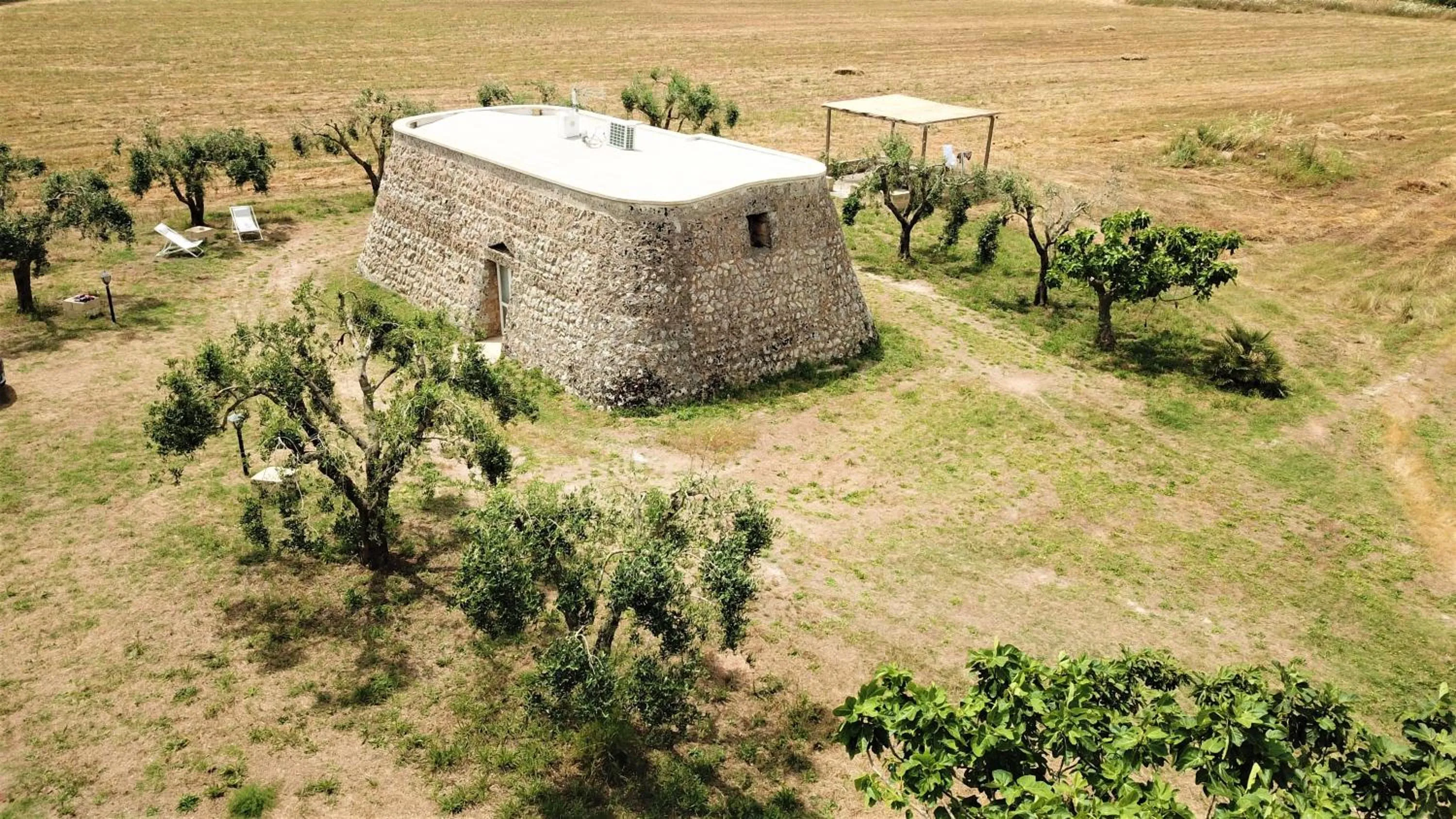 Bird's eye view in Masseria Uccio