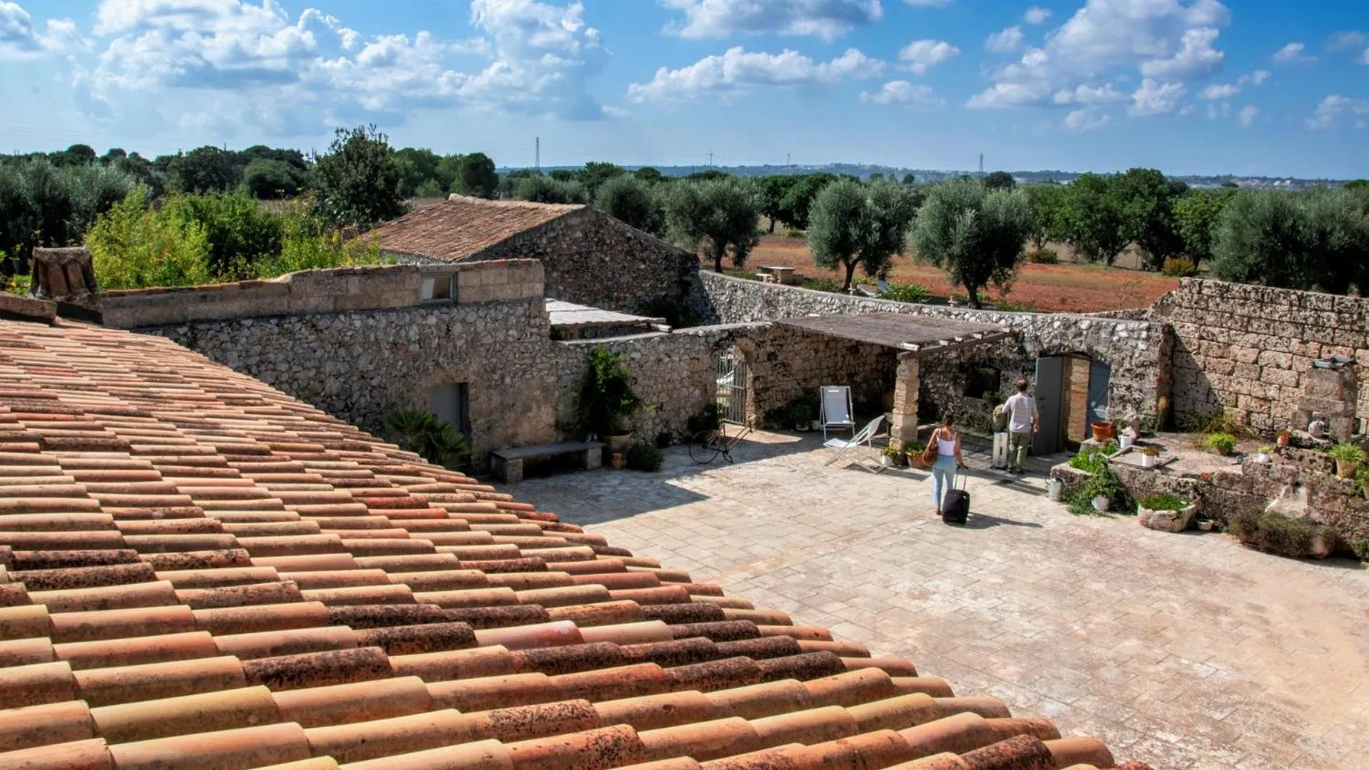 Bird's eye view in Masseria Uccio