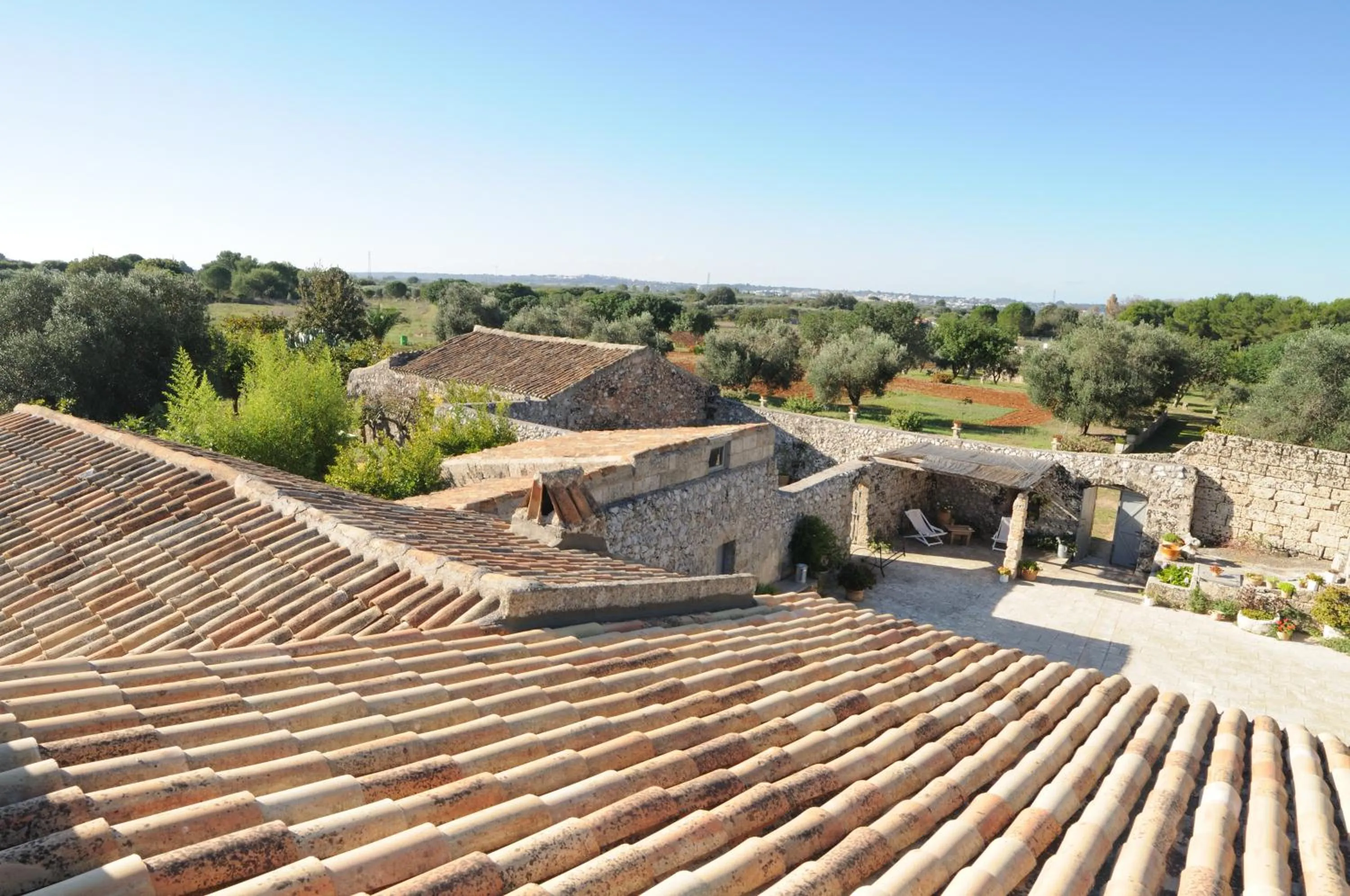 Bird's eye view in Masseria Uccio
