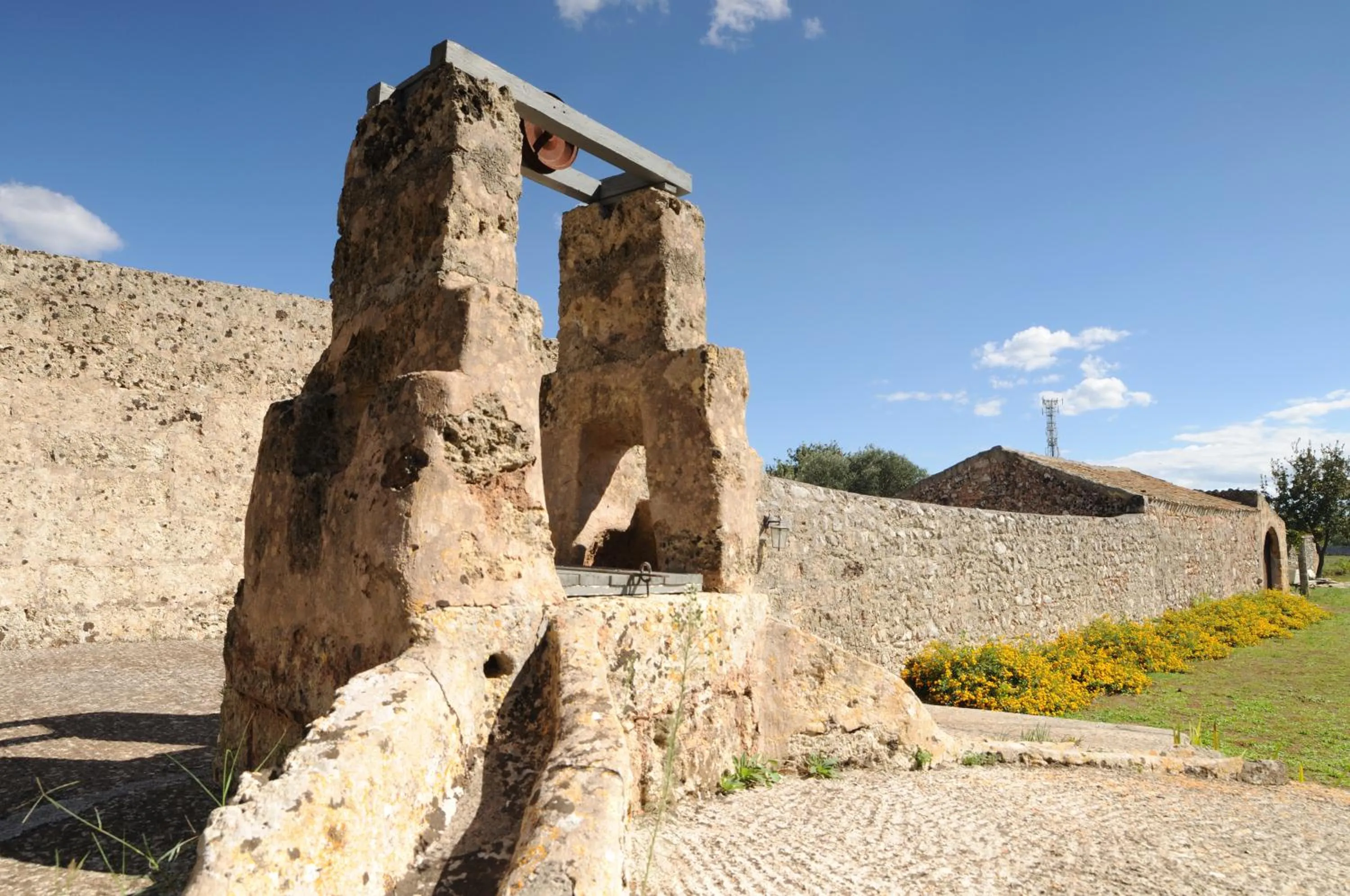 Decorative detail in Masseria Uccio