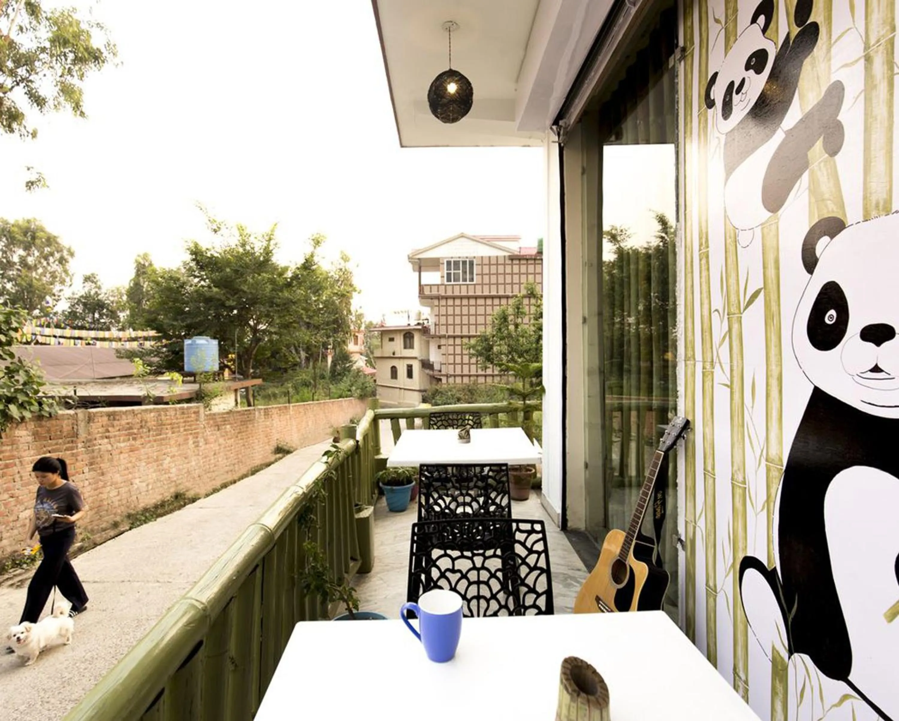 Seating area in The Trippy Tribe