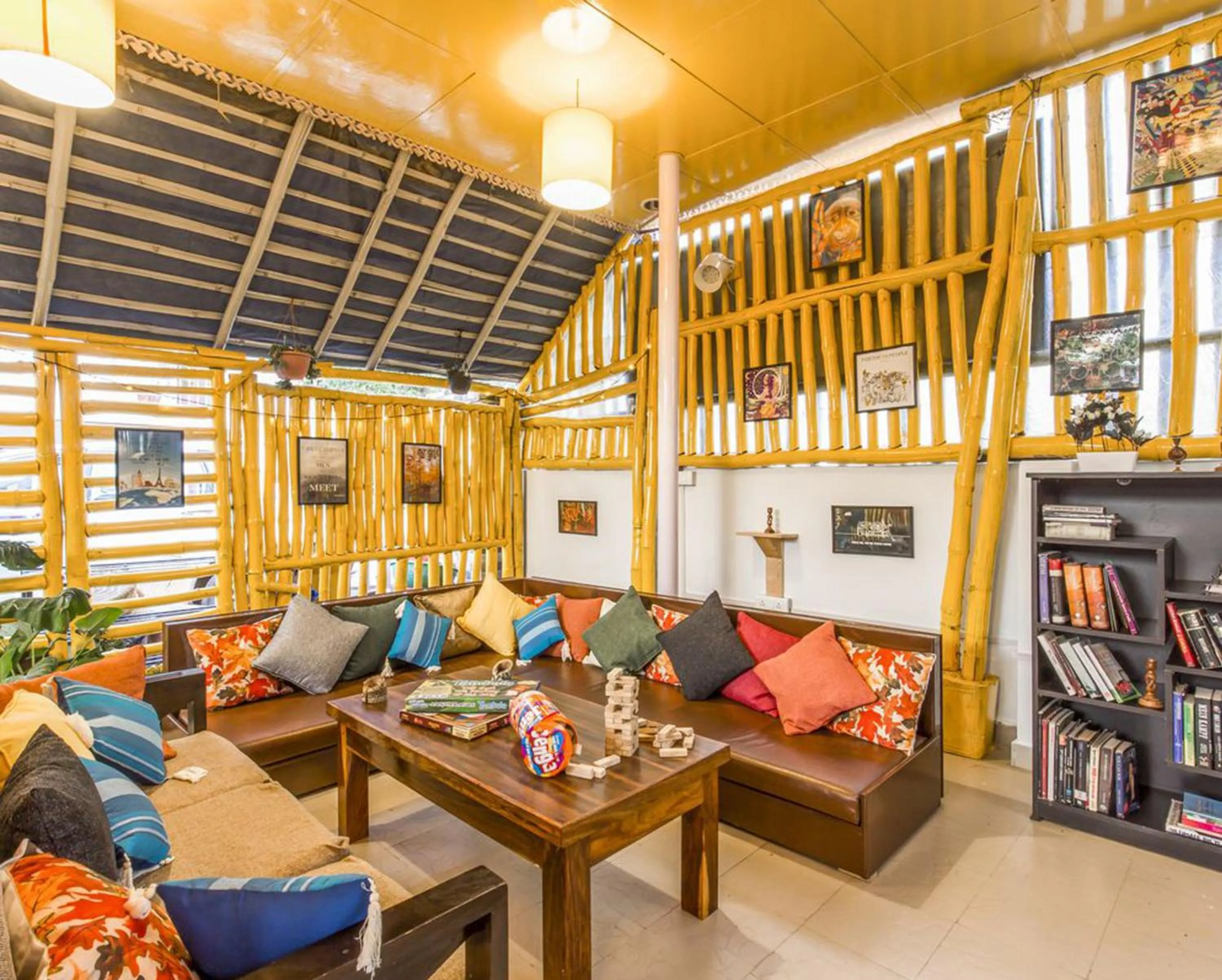 Seating area in The Trippy Tribe