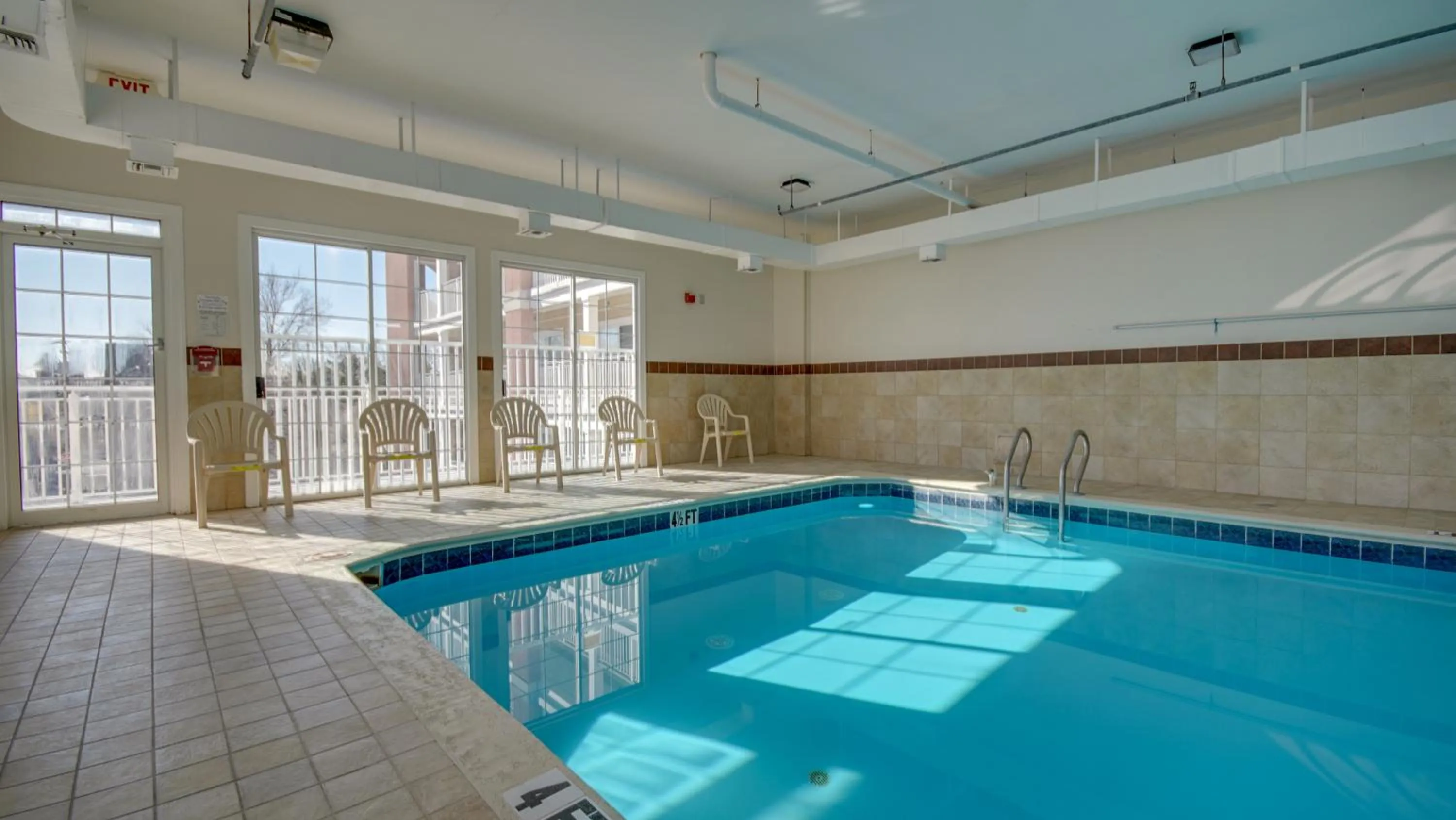 Pool view in Americana Condos 10th street