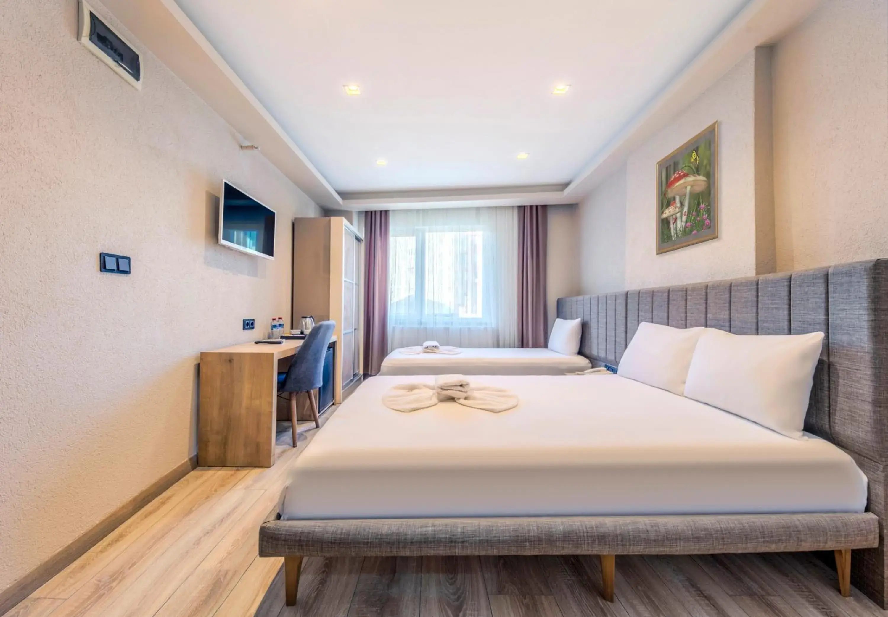 Bed in EViM HOTEL ÇORLU Bed in EViM HOTEL ÇORLU