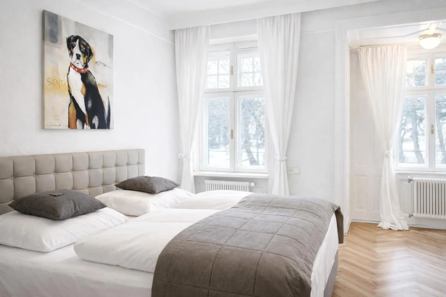 Bed in Hotel Bergwirt Schönbrunn