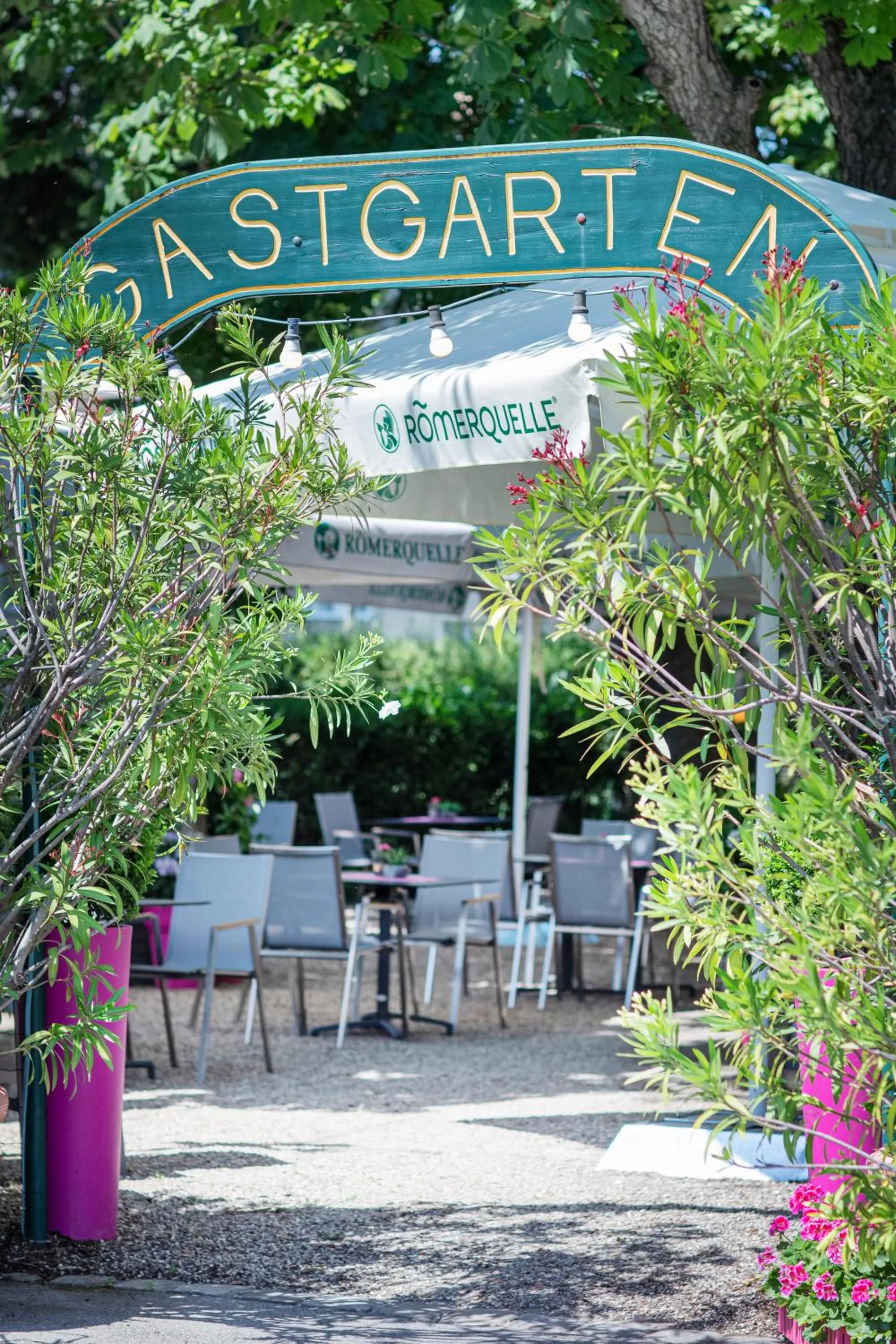 Garden in Hotel Bergwirt Schönbrunn