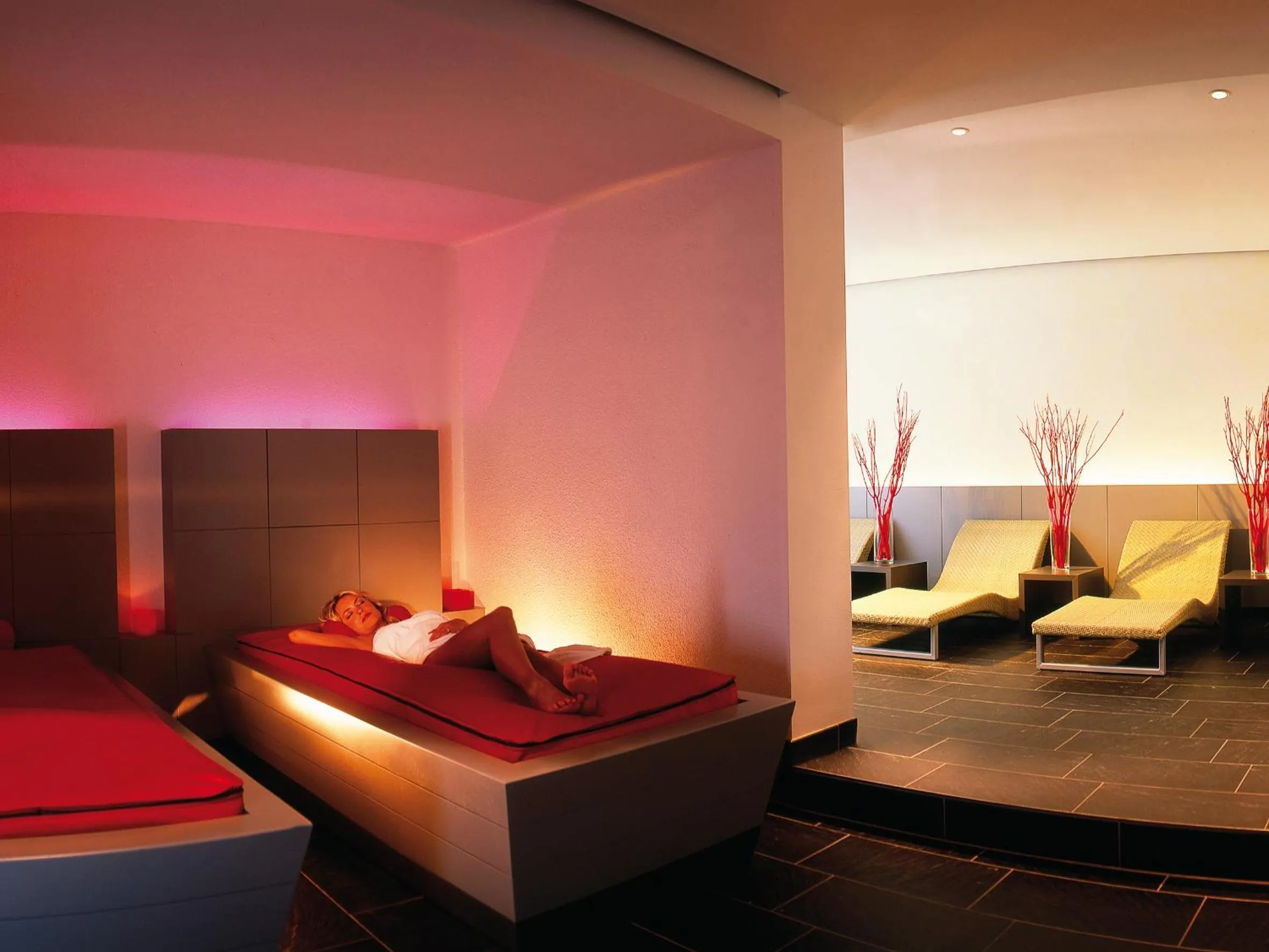 People, Bed in Hotel & Appartements Oberhofer