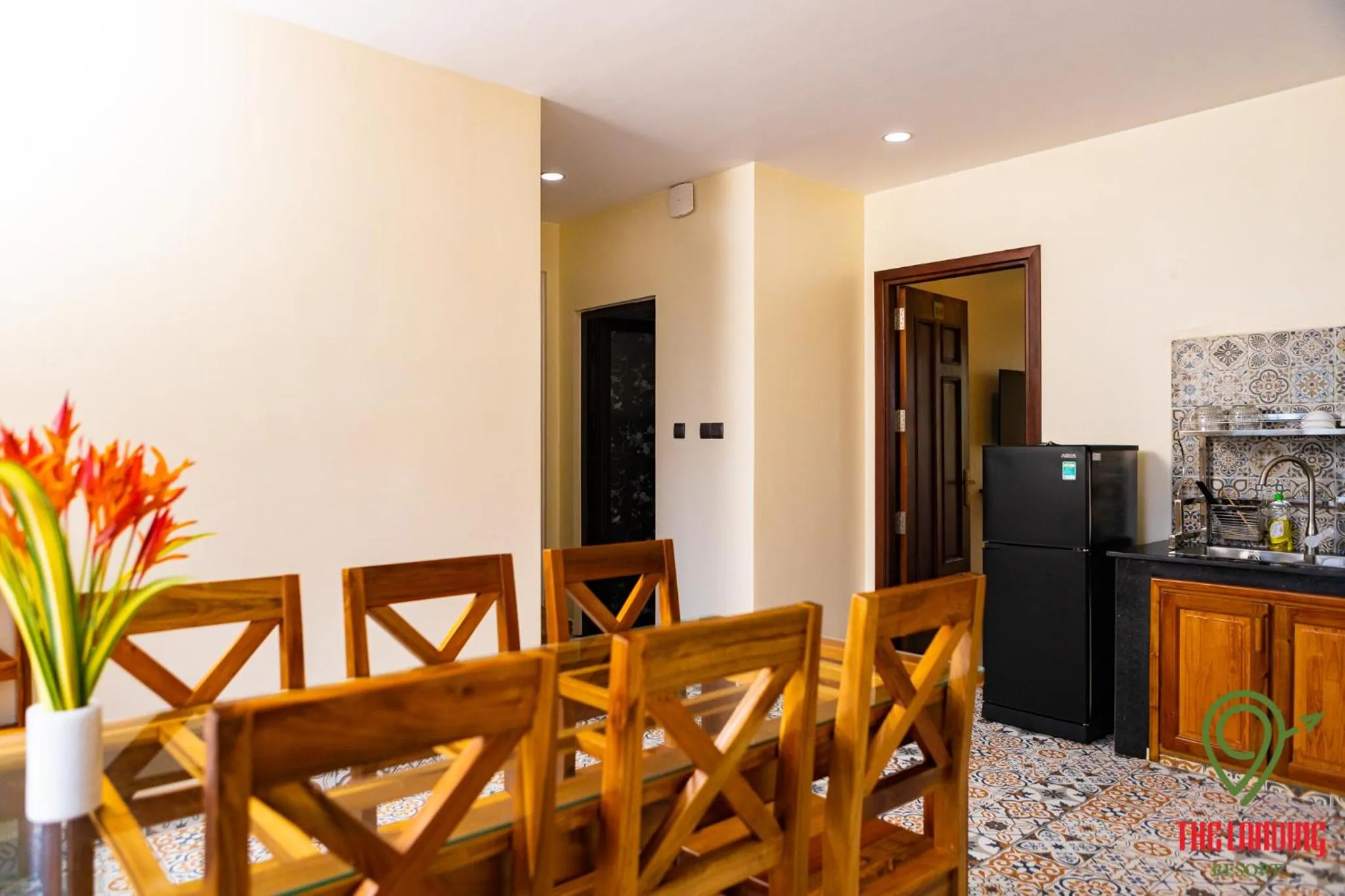 Dining area in The Landing Resort