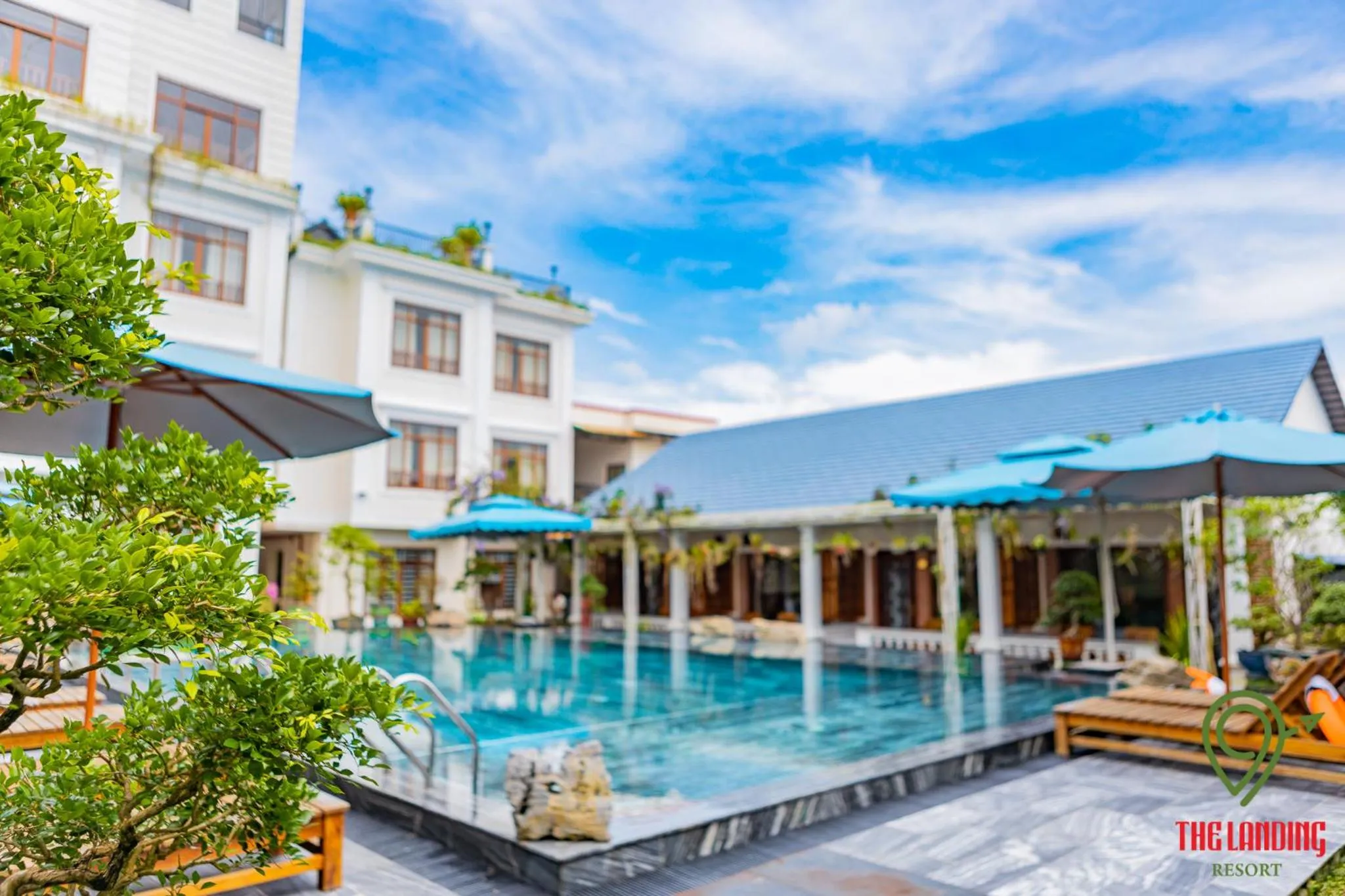 Pool view in The Landing Resort
