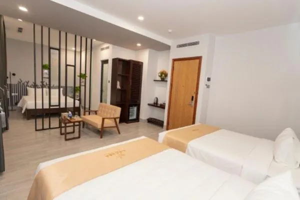 Bed in La Casa Tuy Hòa