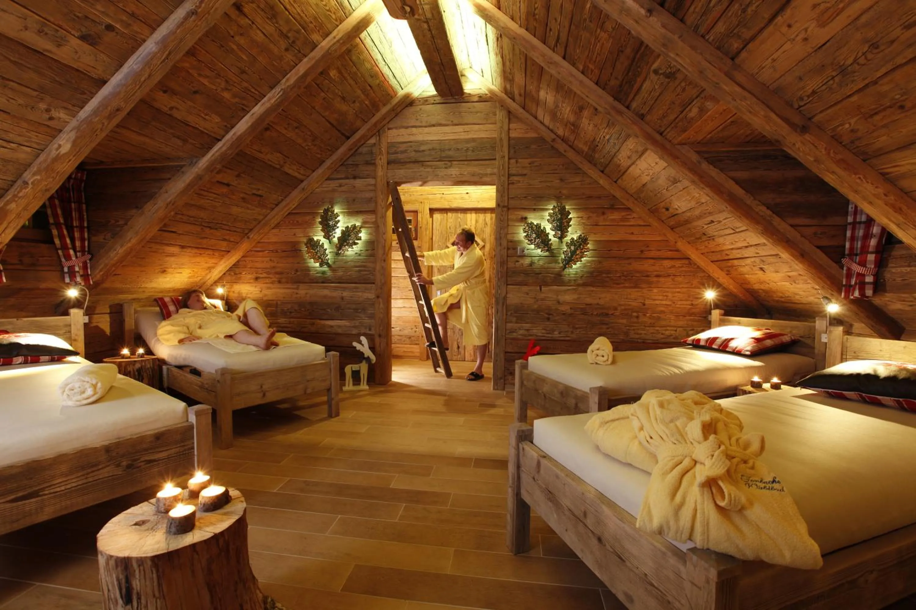 Bed in Wellnesshotel Tanne