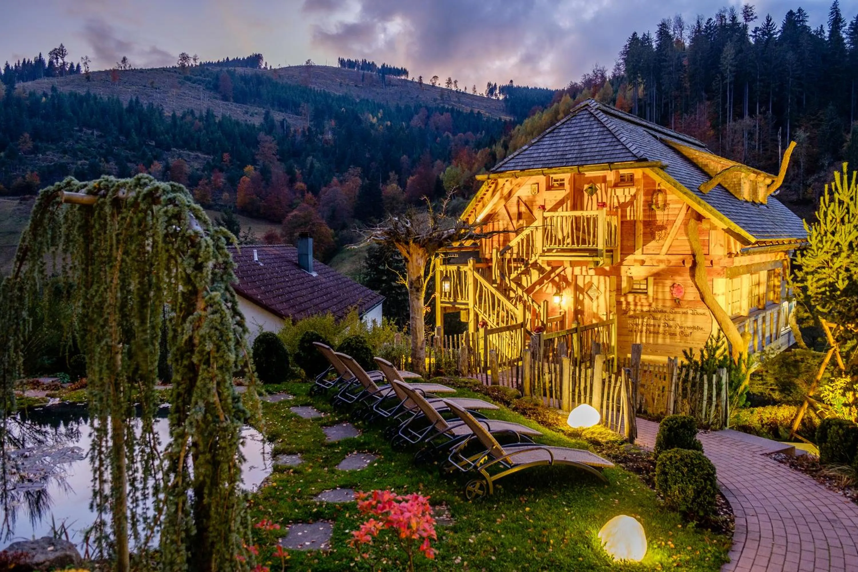 Property building in Wellnesshotel Tanne