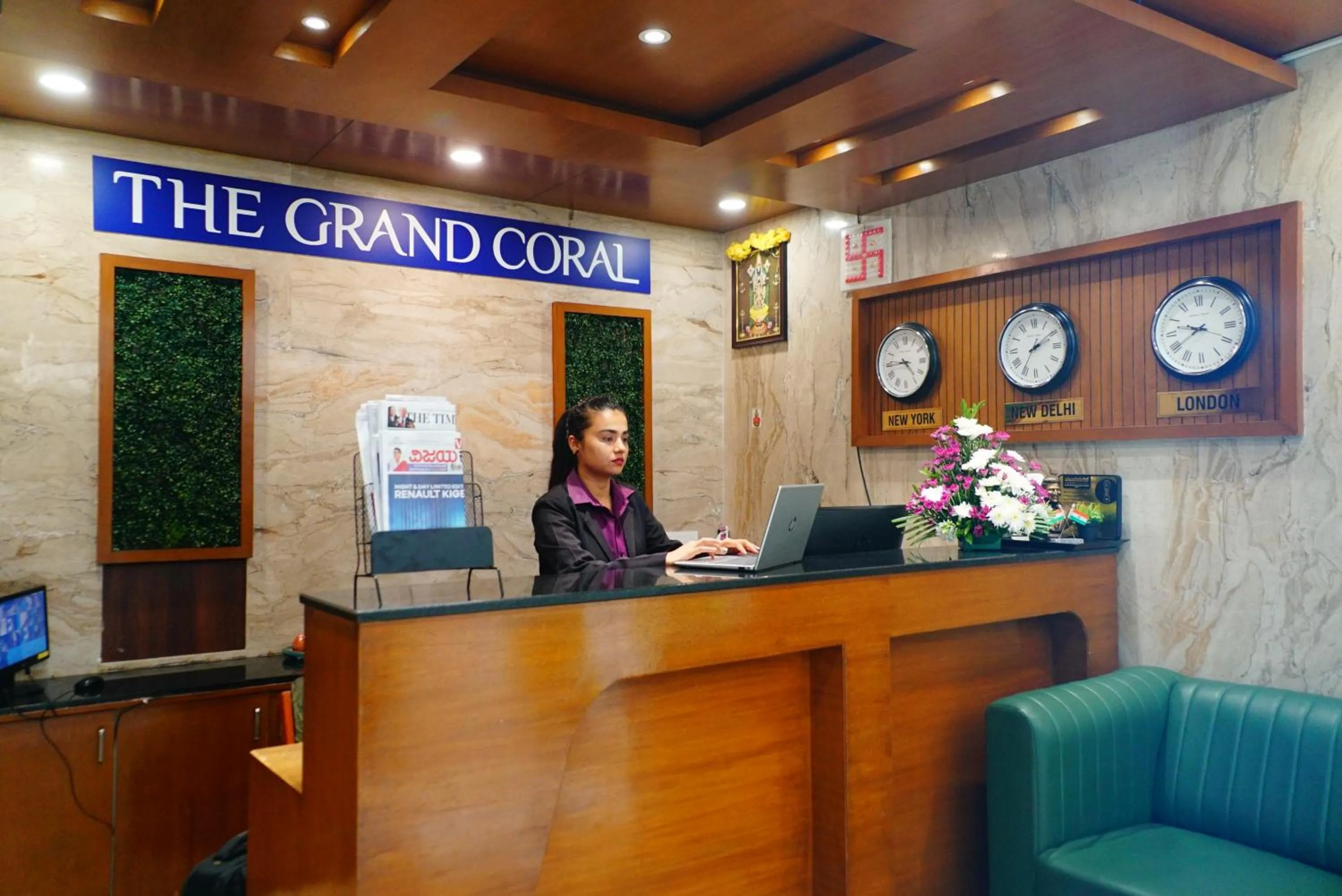 Lobby or reception in THE GRAND CORAL