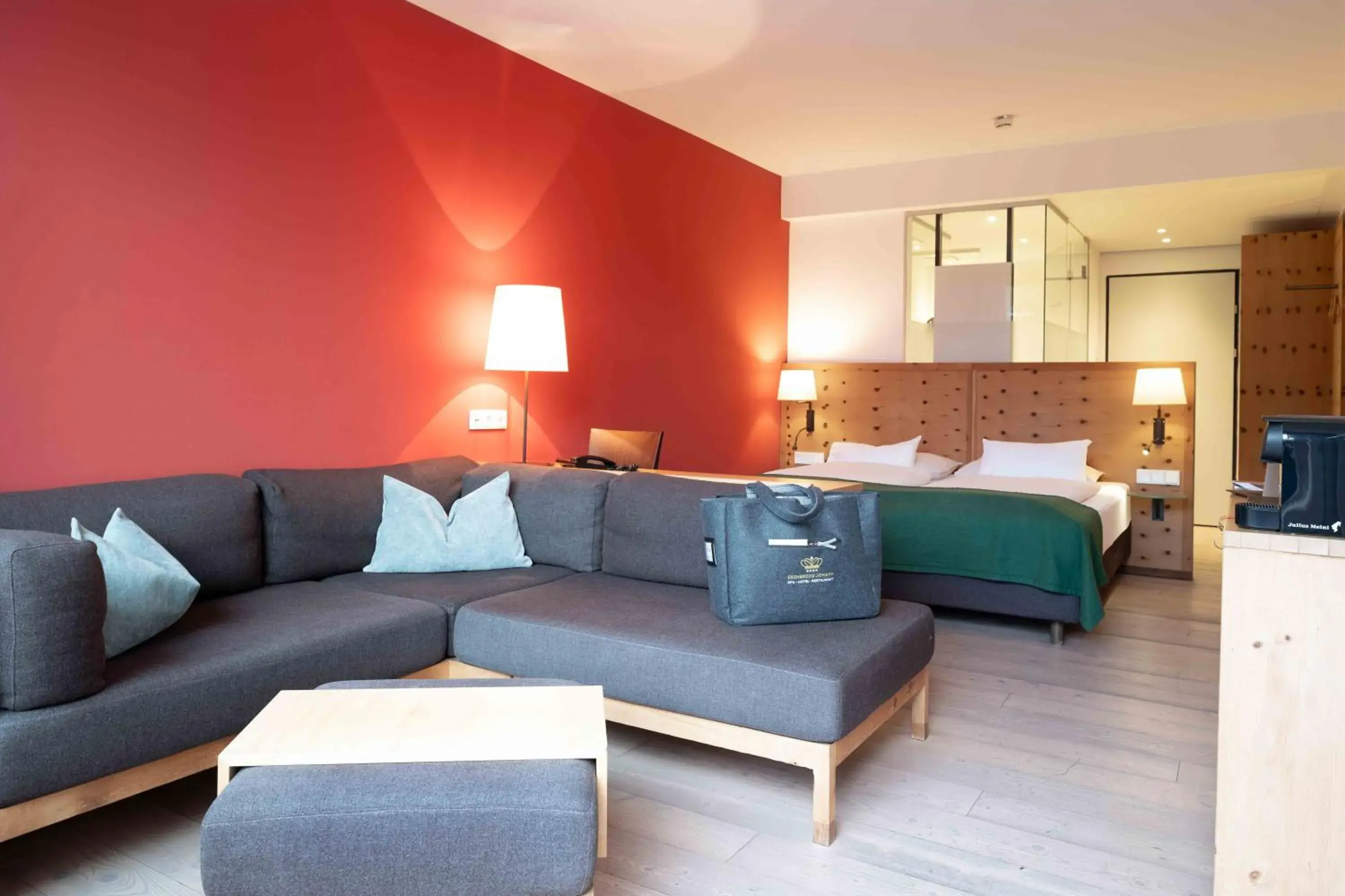 Junior Suite with Balcony and Mountain View - single occupancy in SPA Hotel Erzherzog Johann Junior Suite with Balcony and Mountain View - single occupancy in SPA Hotel Erzherzog Johann