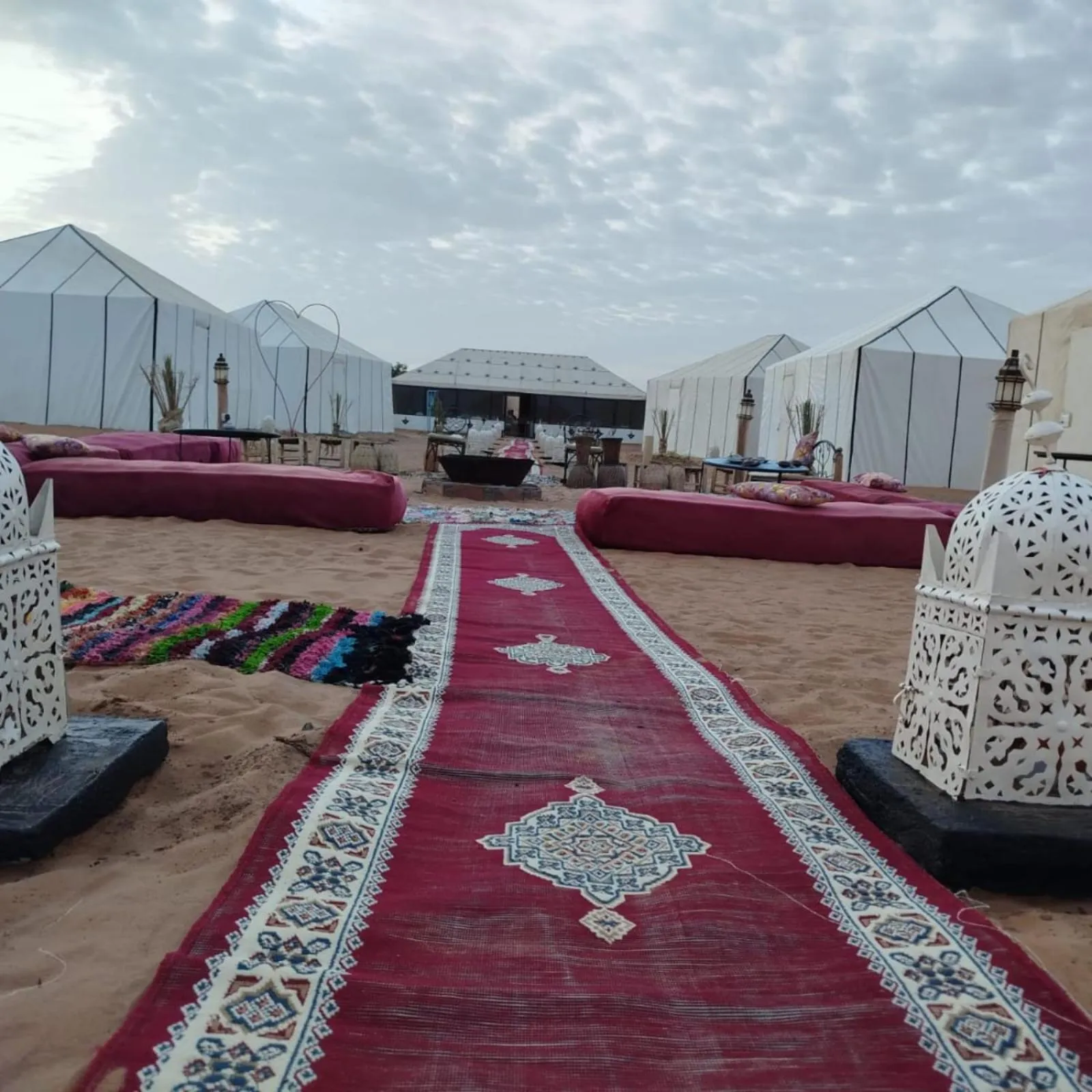 Day in Desert Romantic Camp