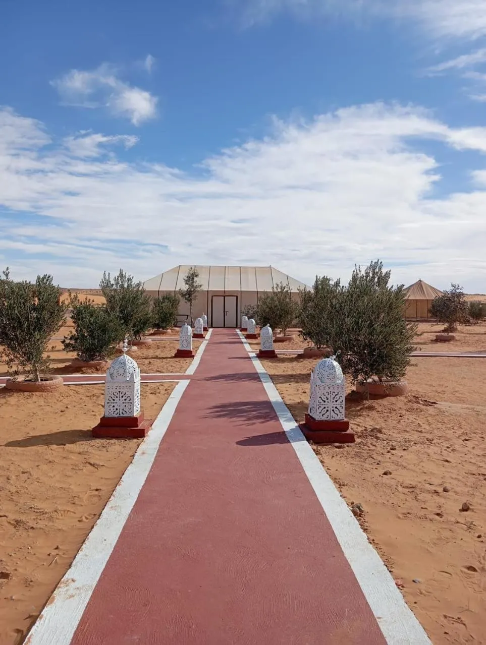 Day in Desert Romantic Camp
