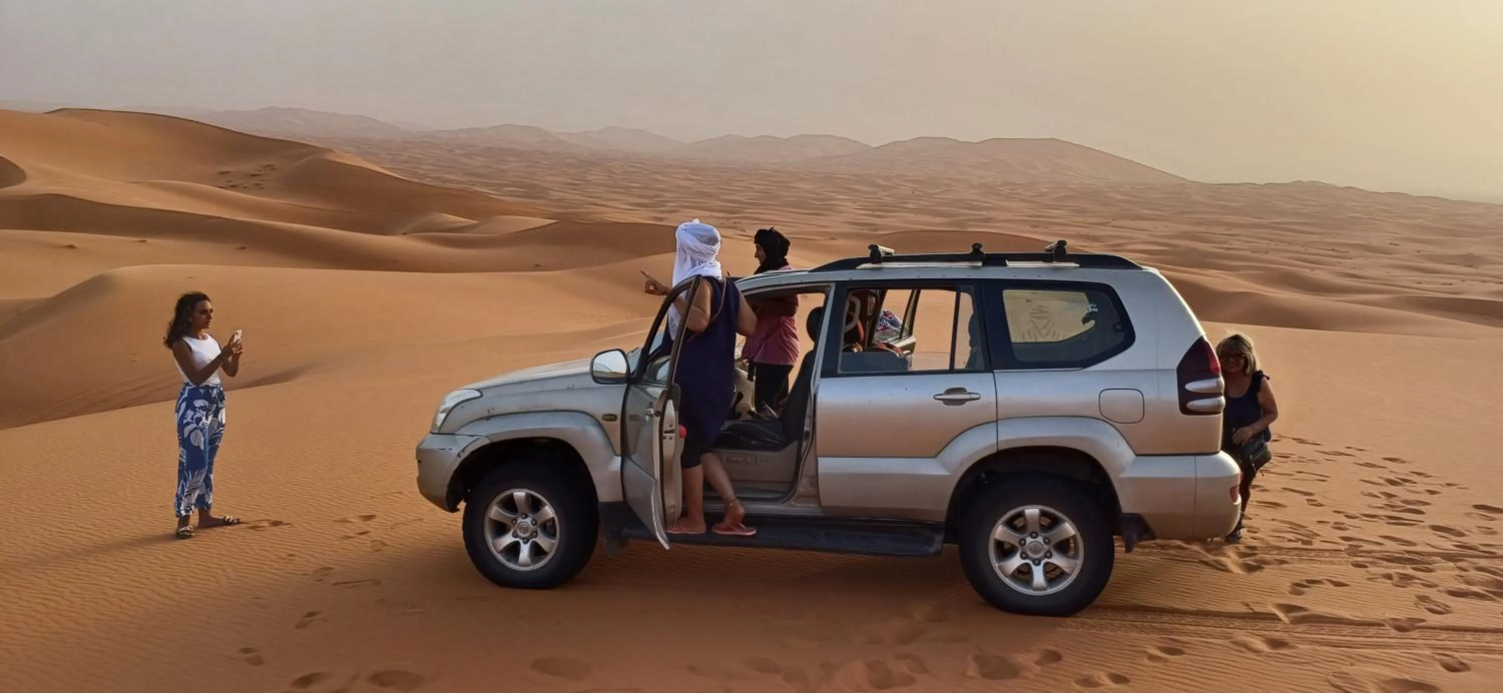 Day in Desert Romantic Camp