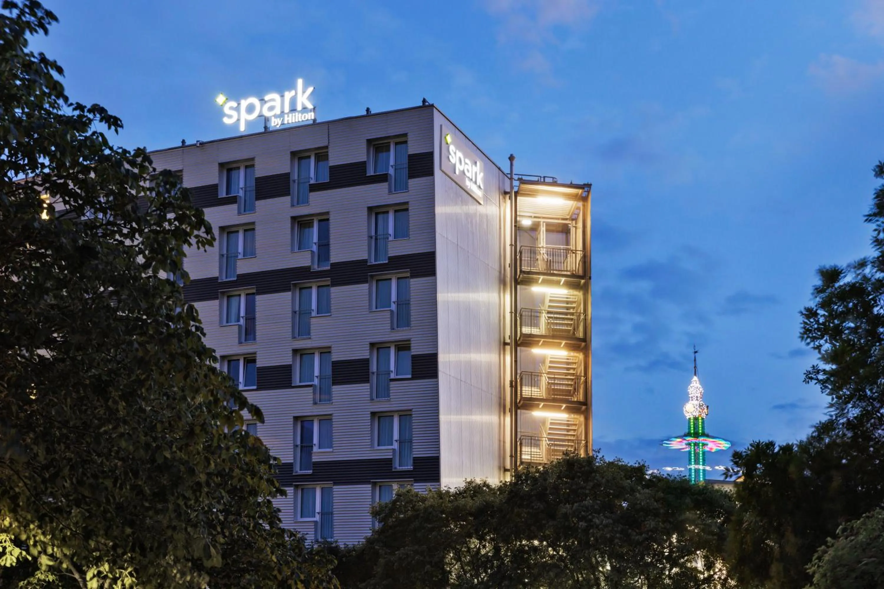 Property building in Spark by Hilton Vienna Messe Prater