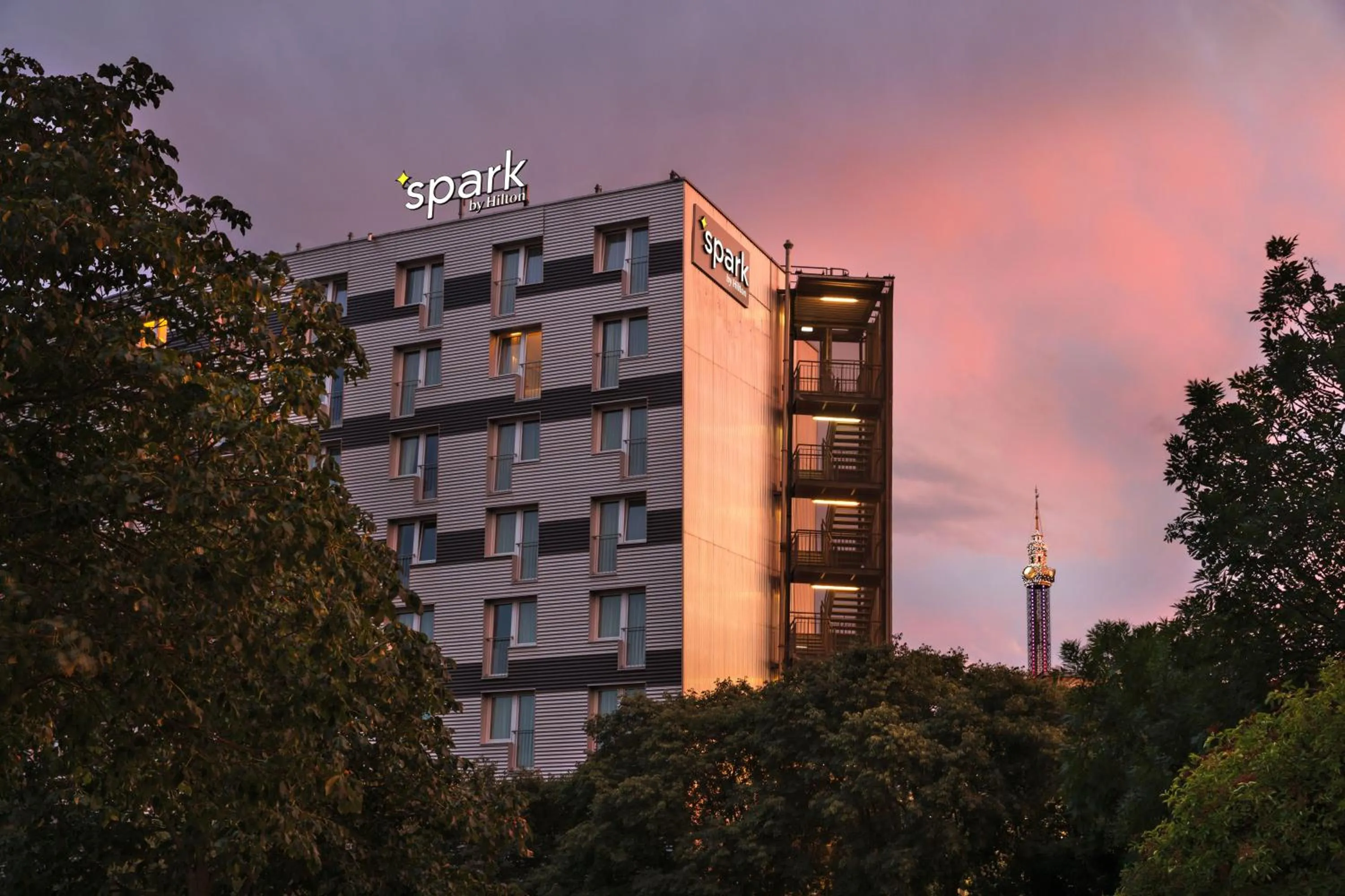 Property building in Spark by Hilton Vienna Messe Prater