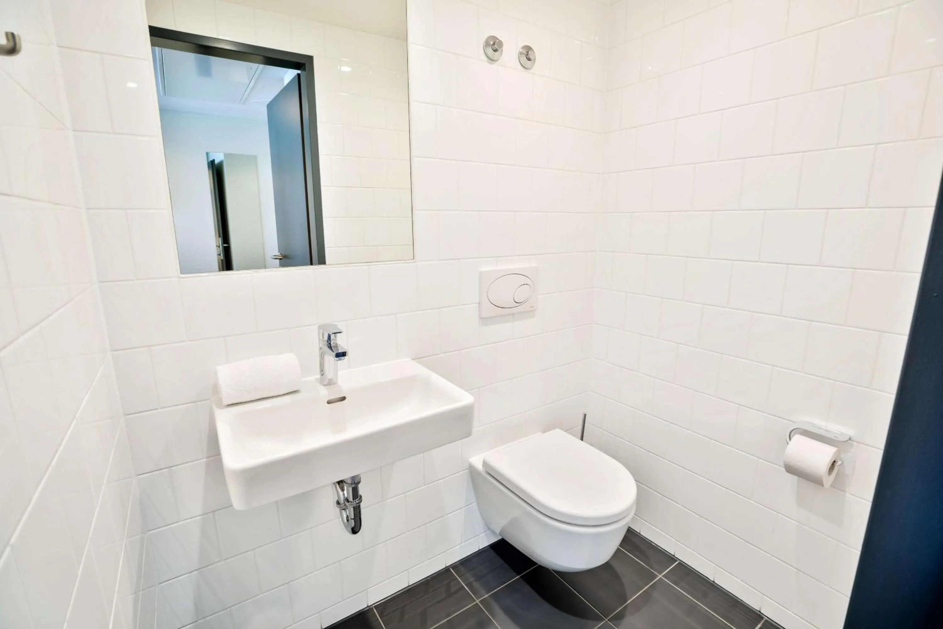 Bathroom in Spark by Hilton Vienna Messe Prater