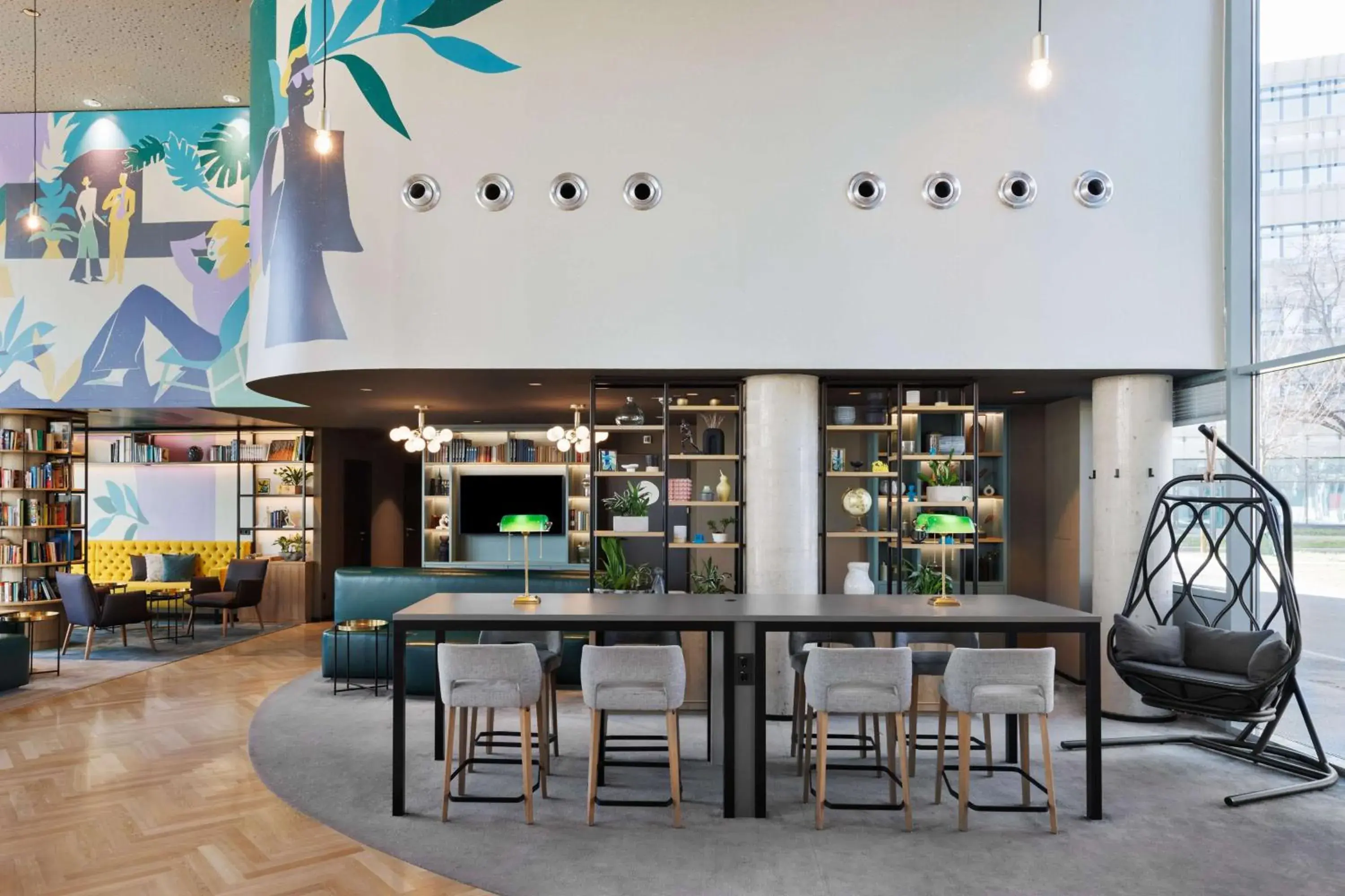 Lobby or reception in Spark by Hilton Vienna Messe Prater Lobby or reception in Spark by Hilton Vienna Messe Prater