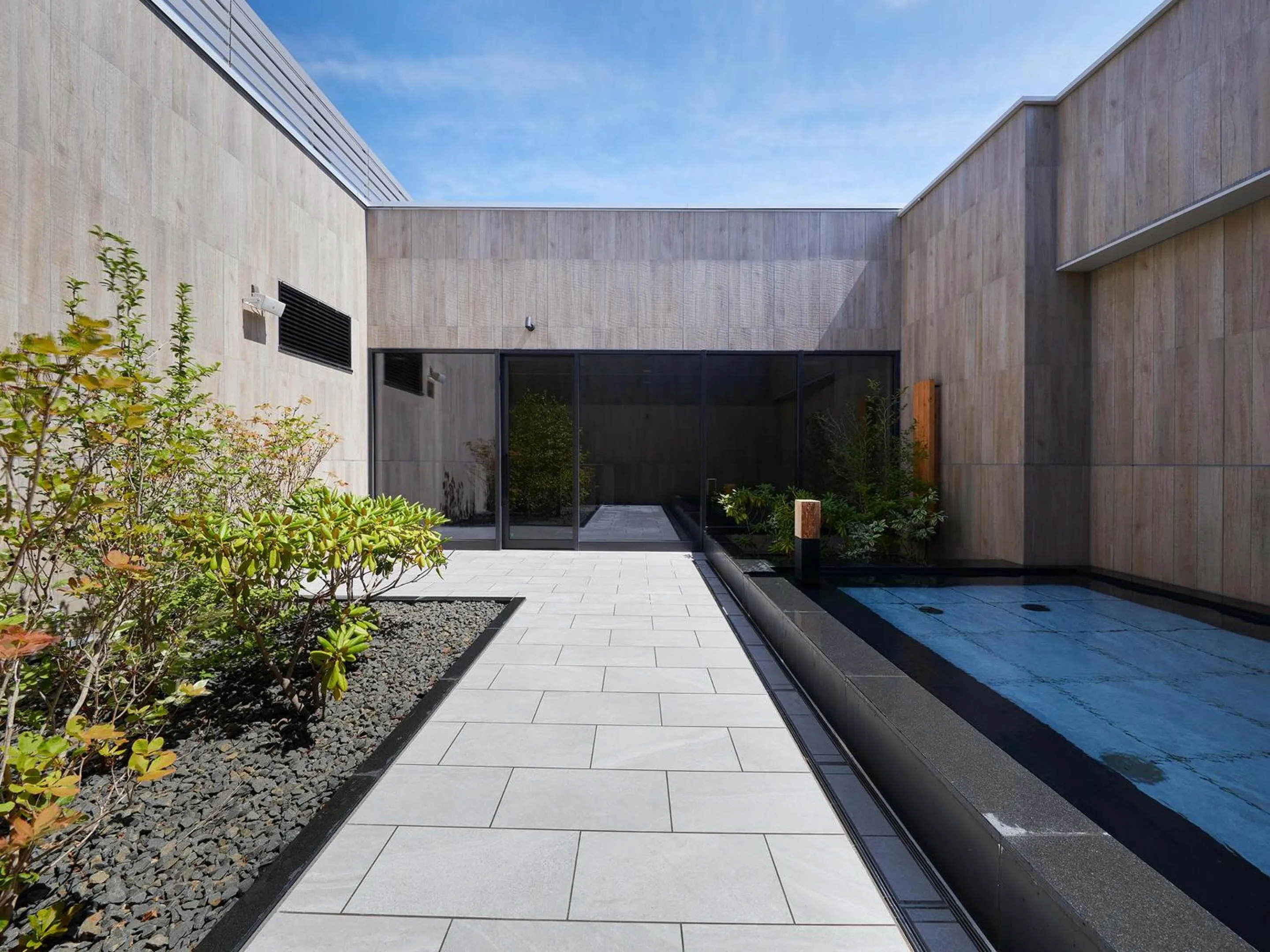 Open Air Bath in Granbell hotel Tanuki, Sapporo