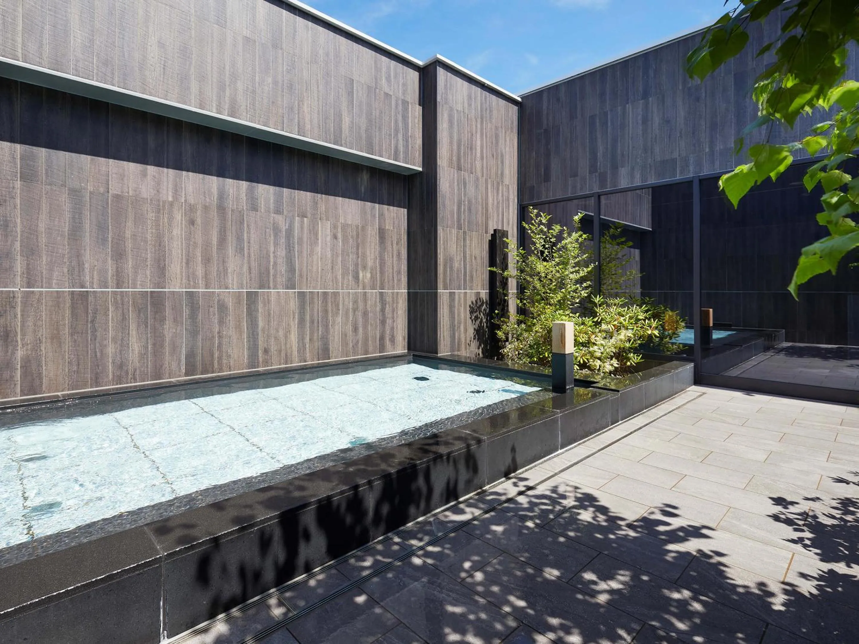 Open Air Bath in Granbell hotel Tanuki, Sapporo