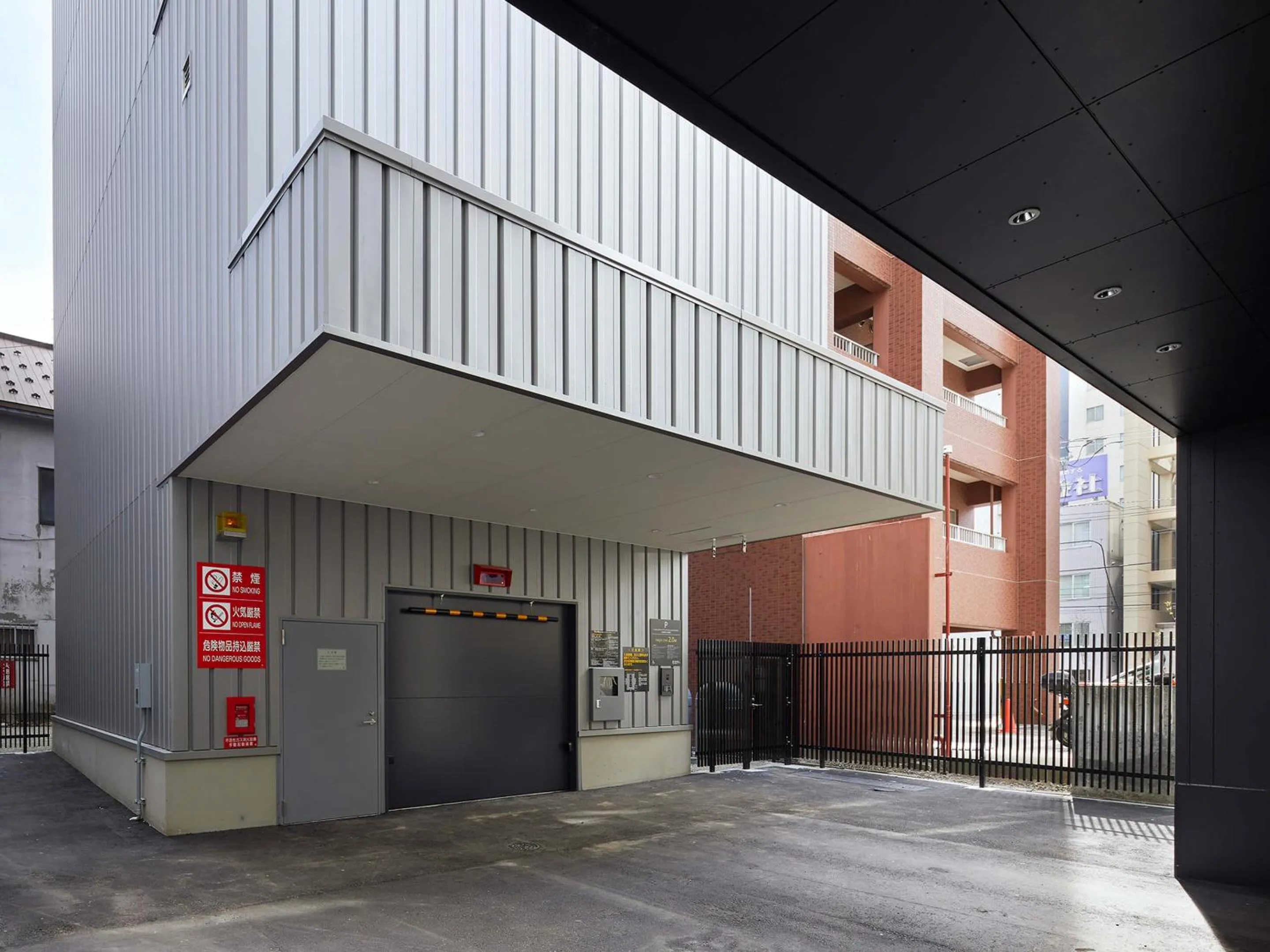 Parking in Granbell hotel Tanuki, Sapporo