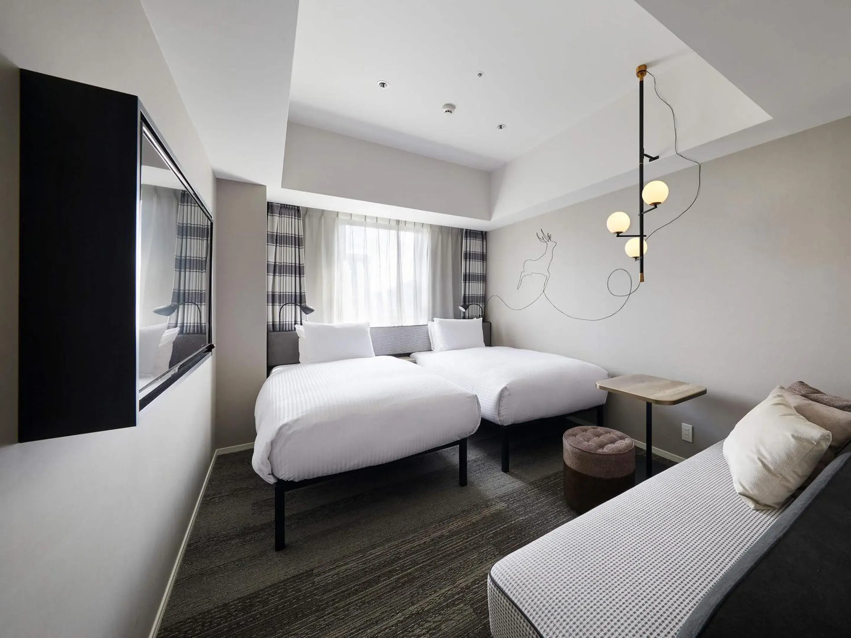 Photo of the whole room, Bed in Granbell hotel Tanuki, Sapporo Photo of the whole room, Bed in Granbell hotel Tanuki, Sapporo