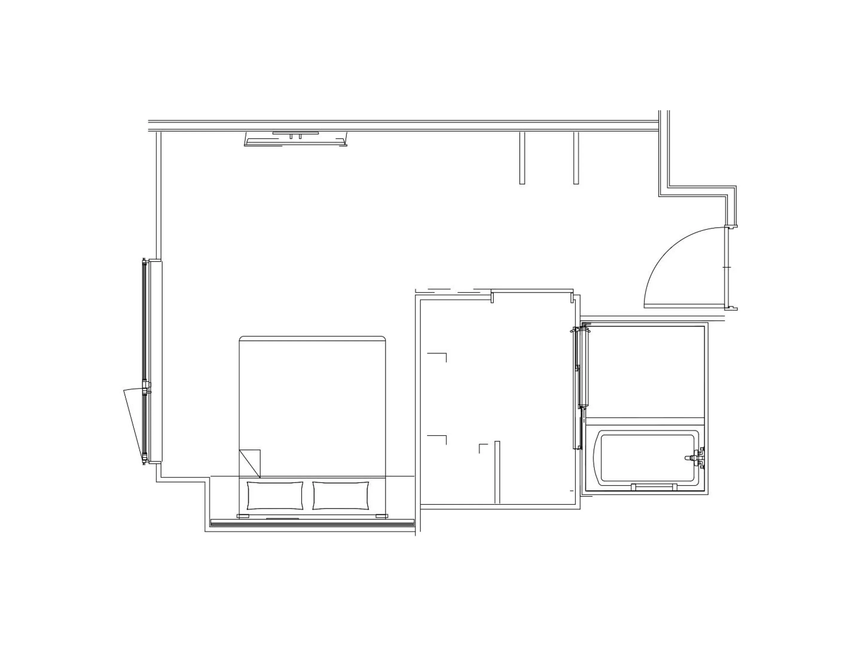 Floor plan in Granbell hotel Tanuki, Sapporo