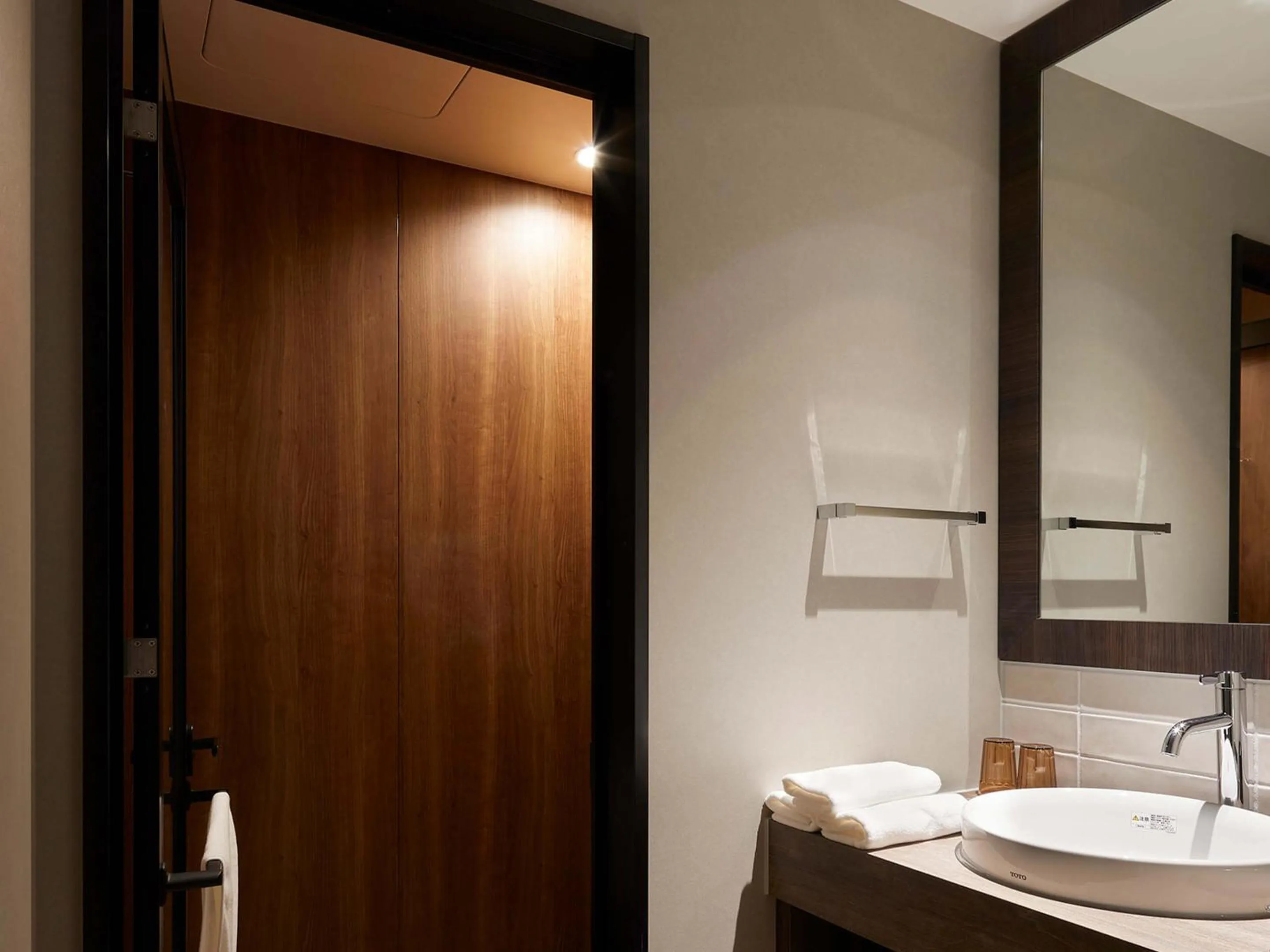 Shower in Granbell hotel Tanuki, Sapporo