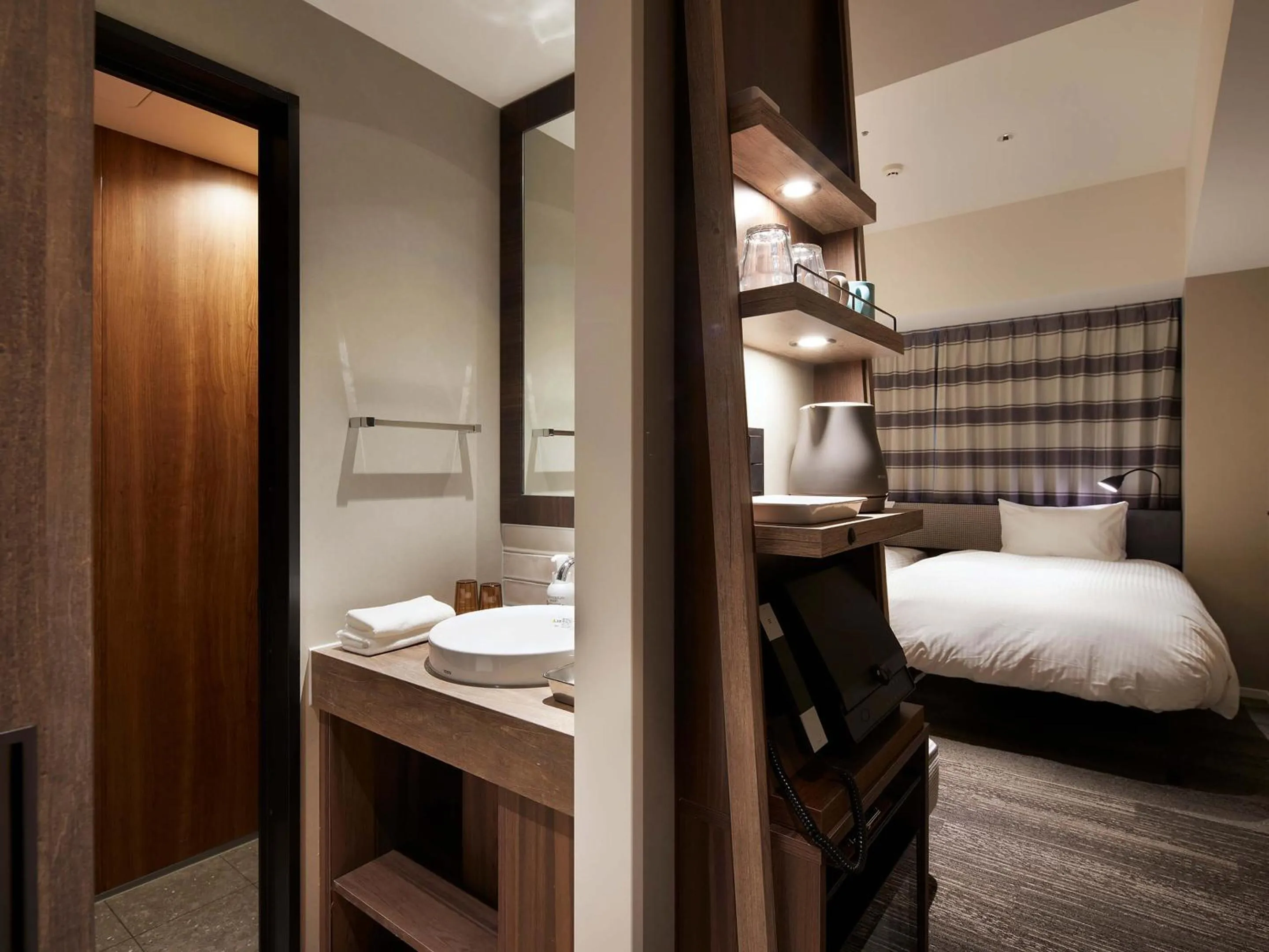 Area and facilities, Bed in Granbell hotel Tanuki, Sapporo