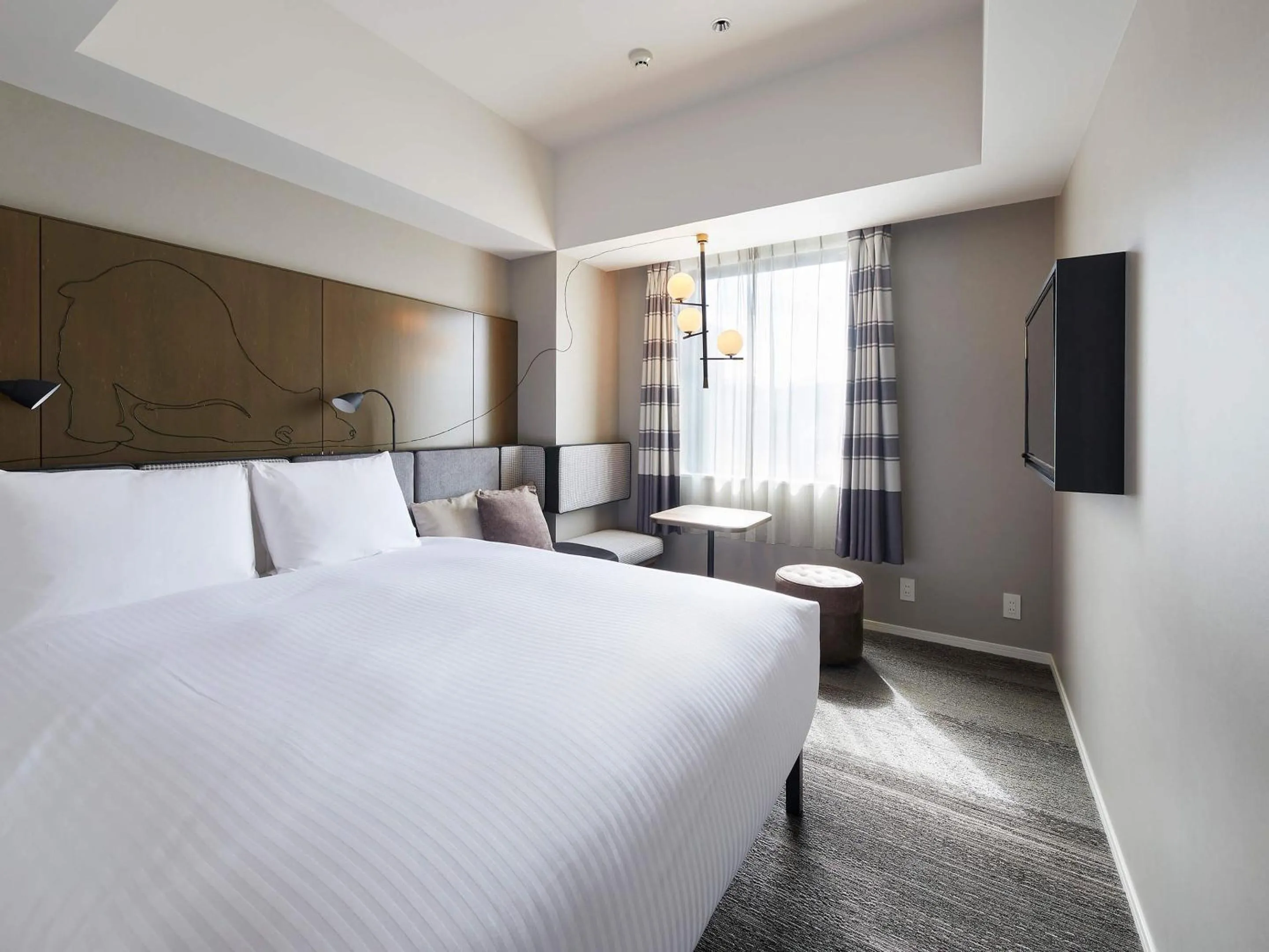 Photo of the whole room, Bed in Granbell hotel Tanuki, Sapporo